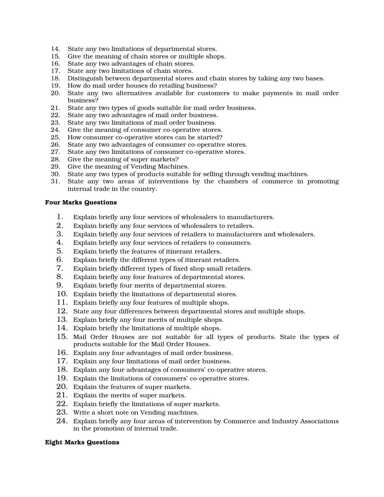 Karnataka 1st PUC Question Bank for Business Studies QB - Page 25