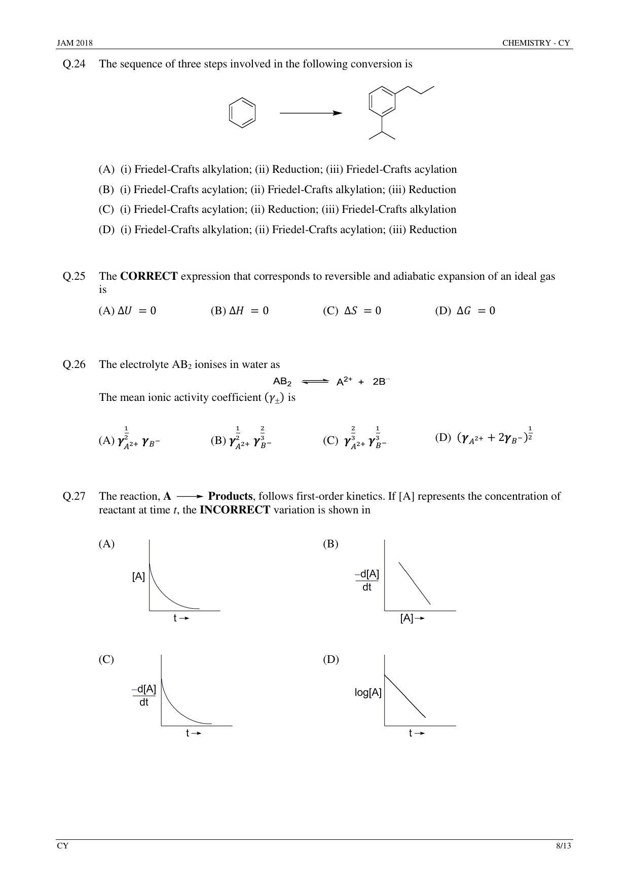 JAM 2018: CY Question Paper - Page 8