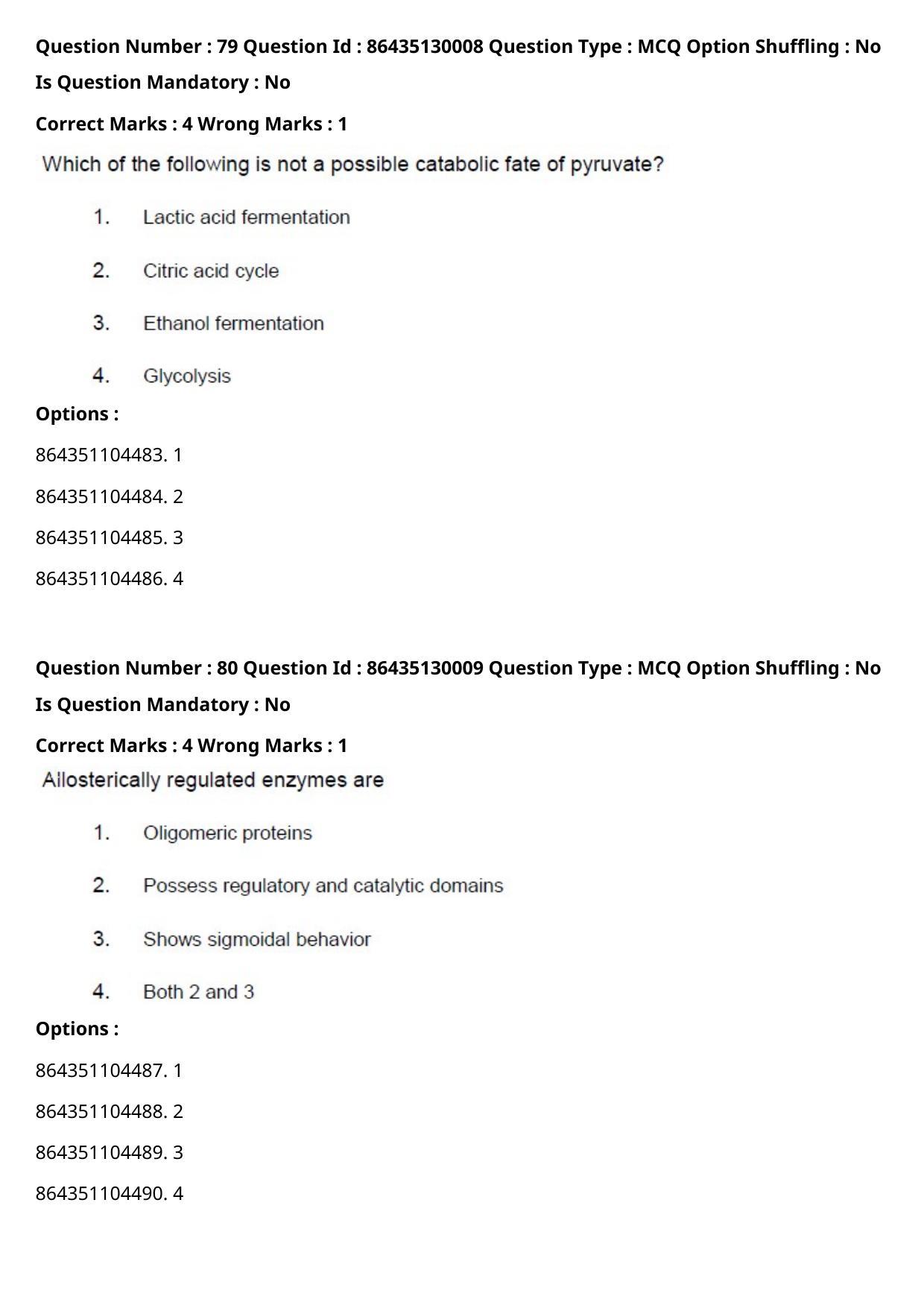 CUET PG 2021 PGQP22 Question Paper - Page 42