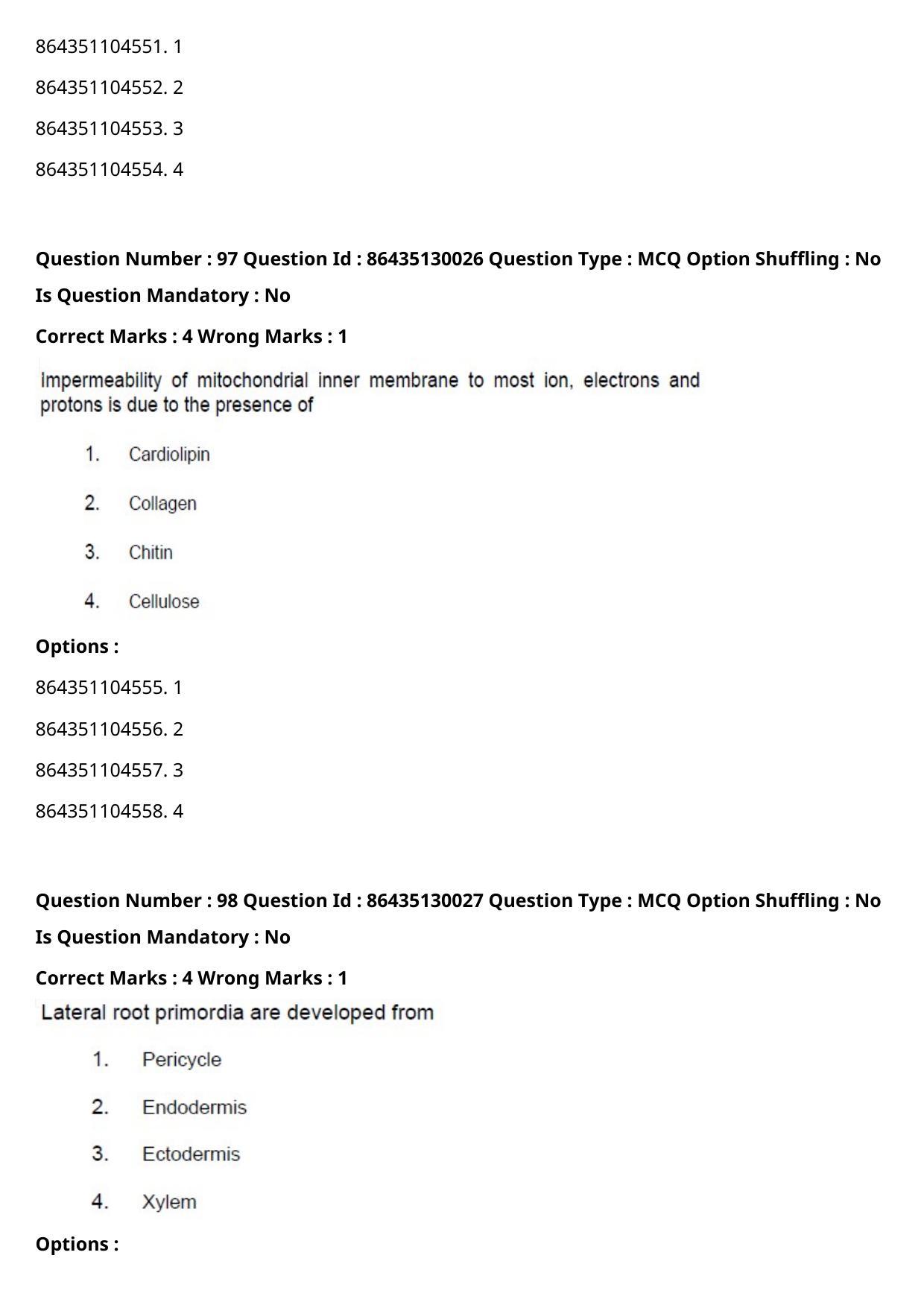 CUET PG 2021 PGQP22 Question Paper - Page 51