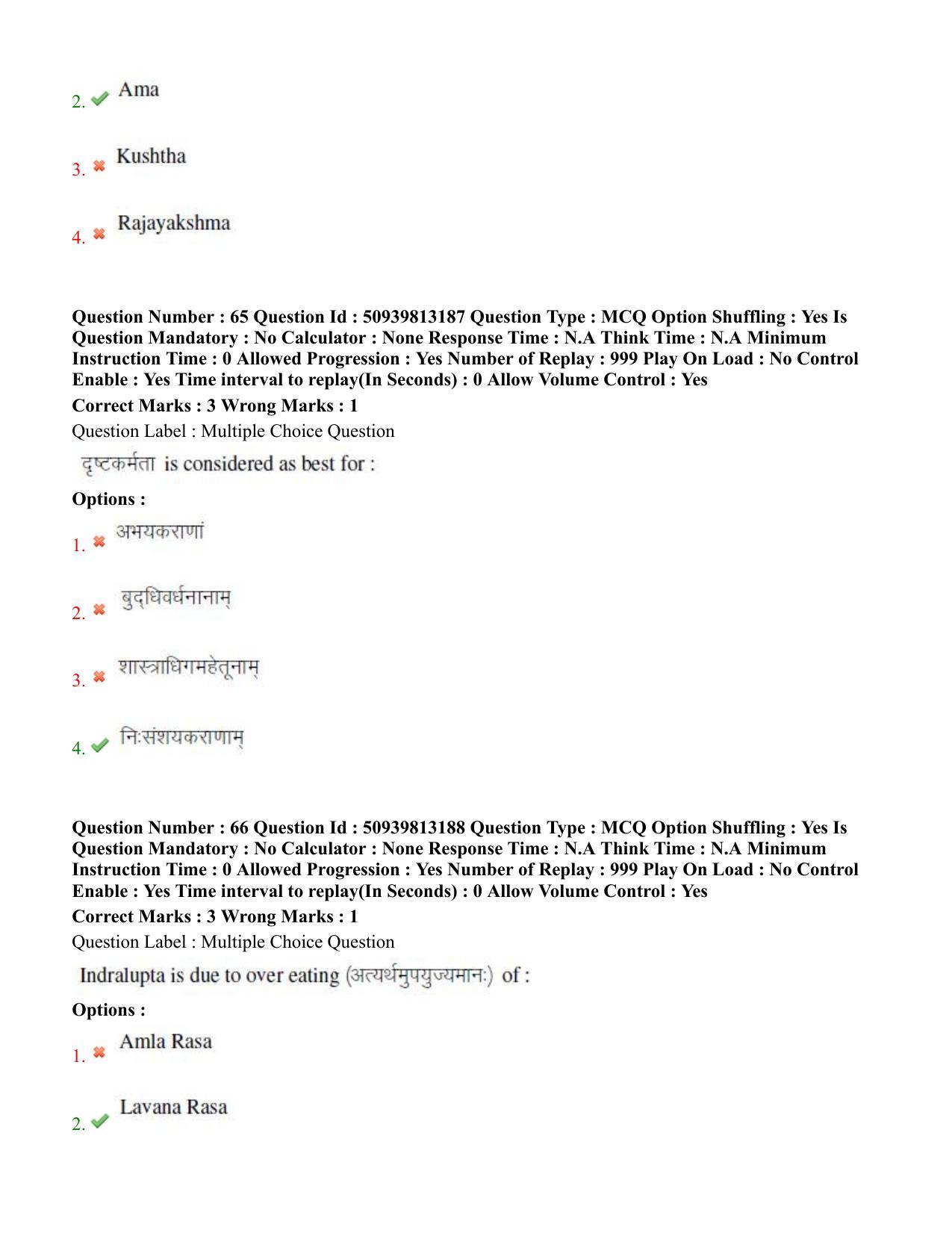 BHU RET Vikrit Vigyan 2020 Question Paper - Page 39