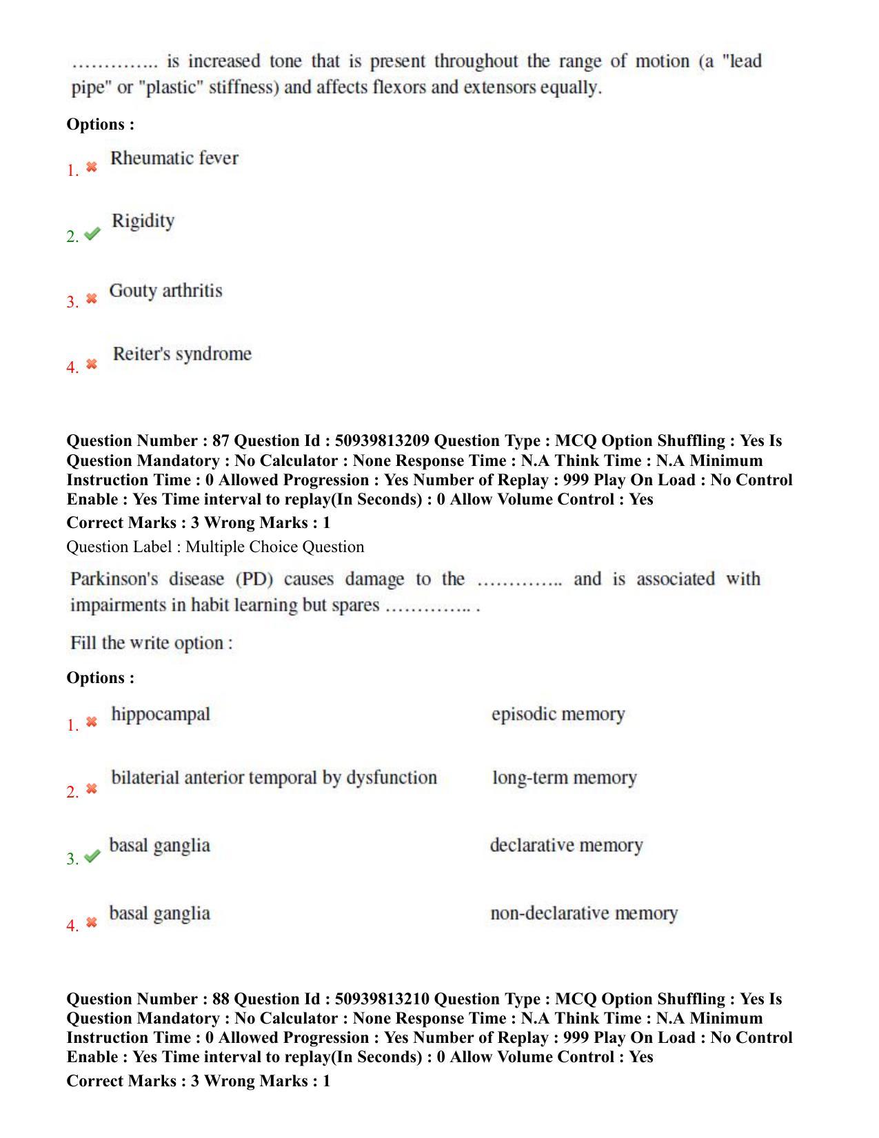 BHU RET Vikrit Vigyan 2020 Question Paper - Page 49