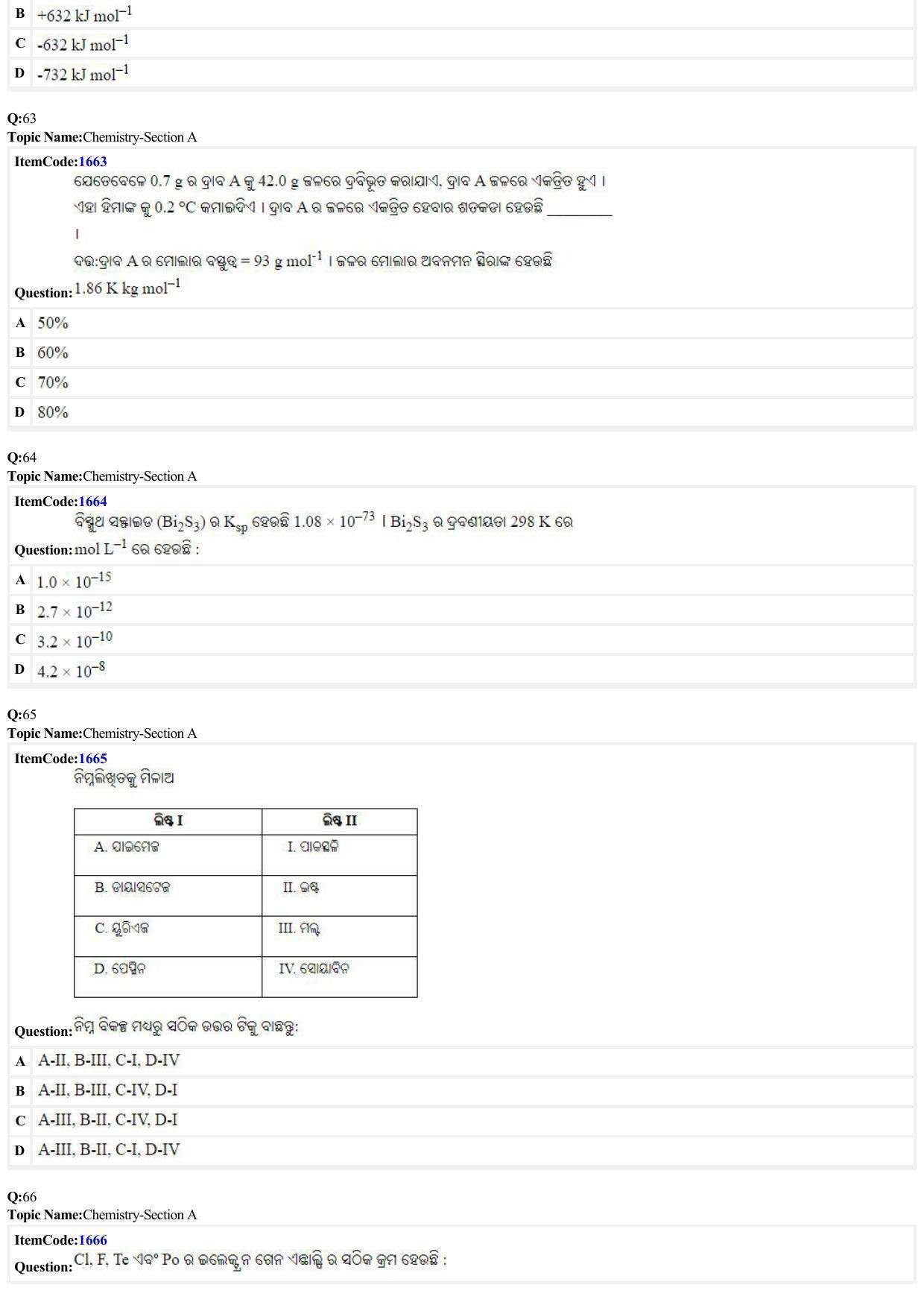 JEE Mains 2022: B Arch & B Planning Odiya (Shift 2) 25-06-2022 Question Paper - Page 15