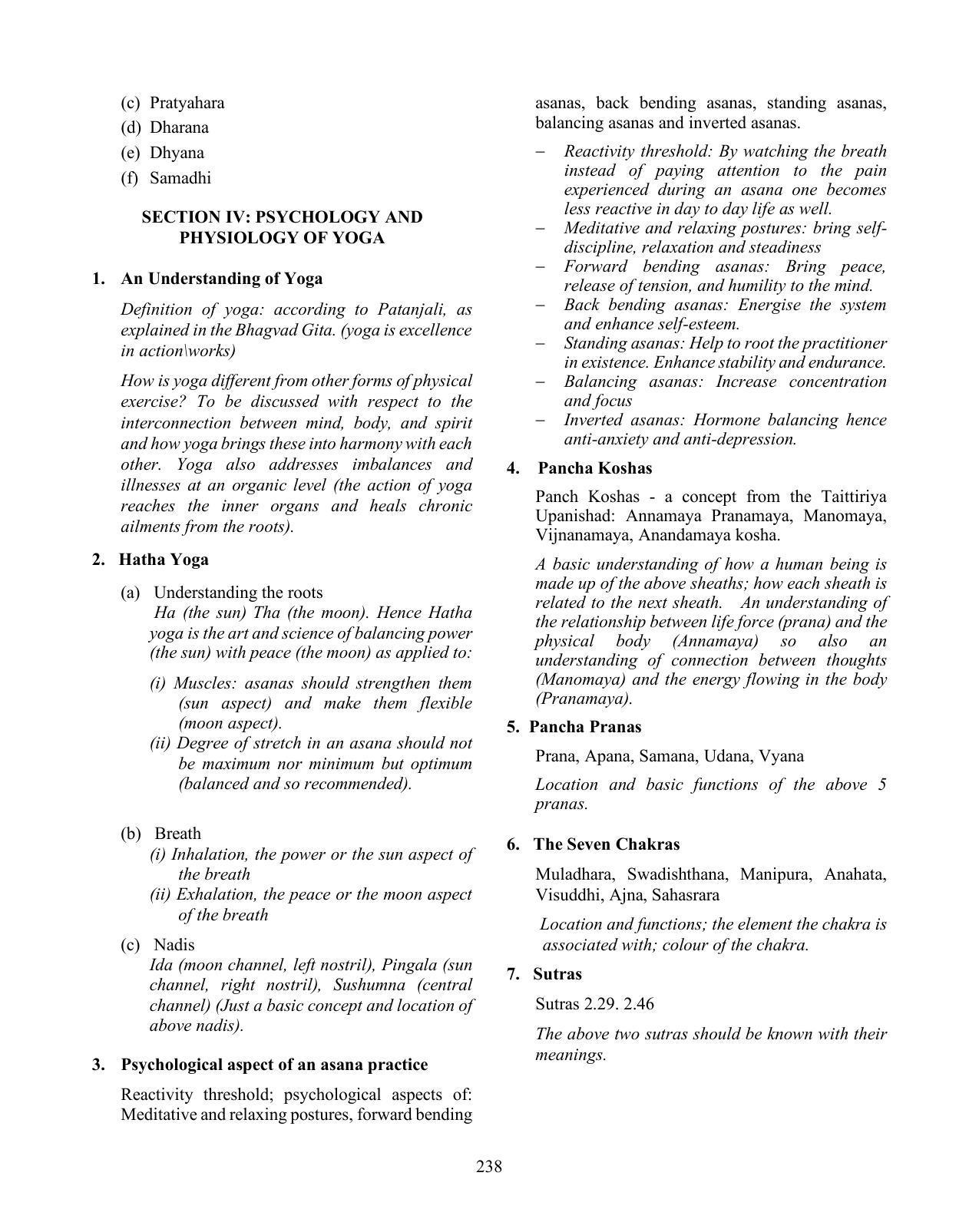 ICSE Yoga Syllabus 2026 - Page 3