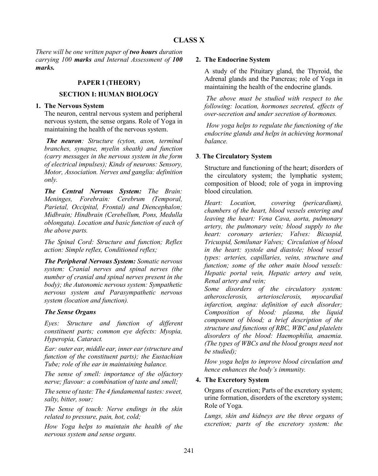 ICSE Yoga Syllabus 2026 - Page 6