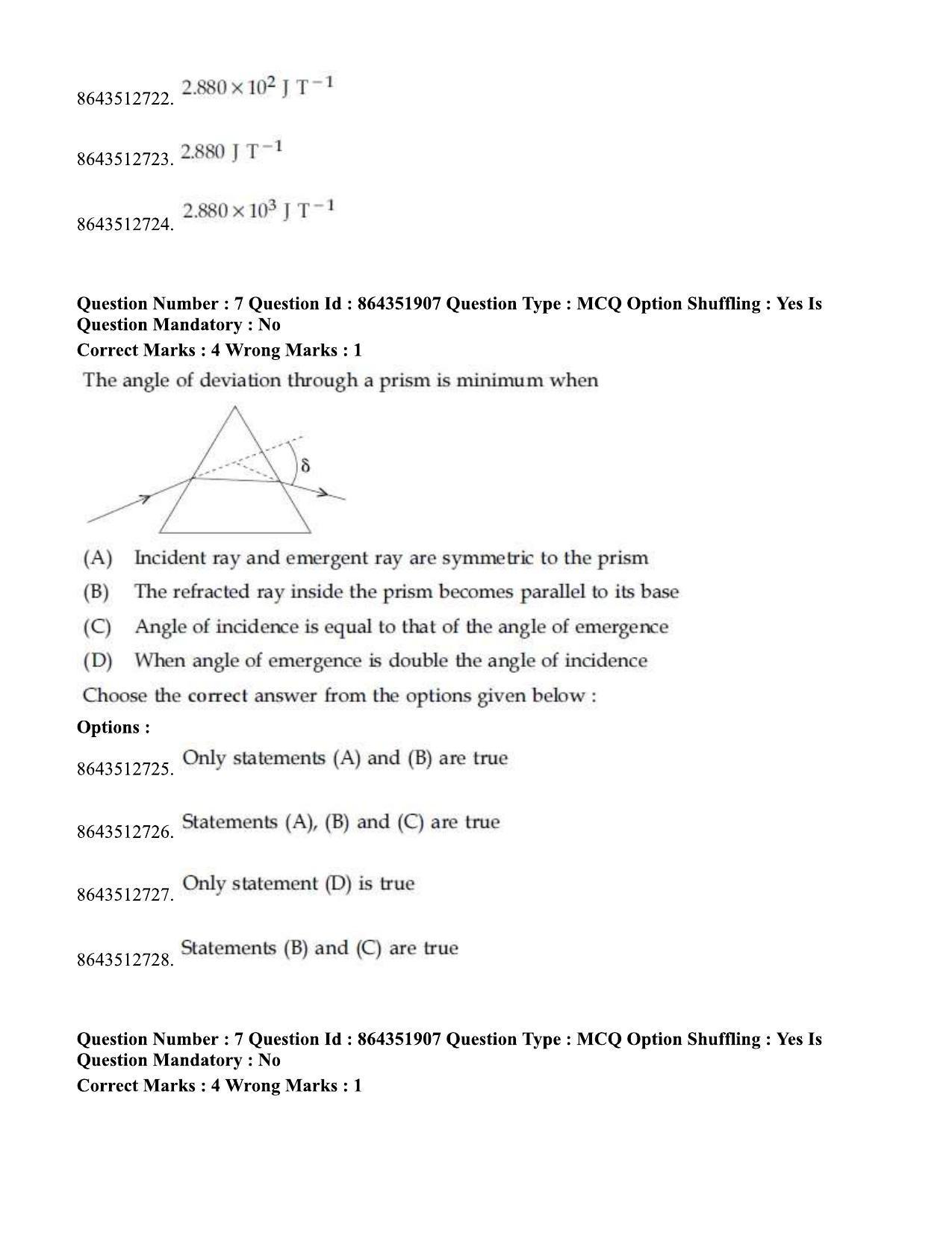 JEE Mains 2021: BTech EP (Shift 1) 16-03-2021 Question Paper - Page 10