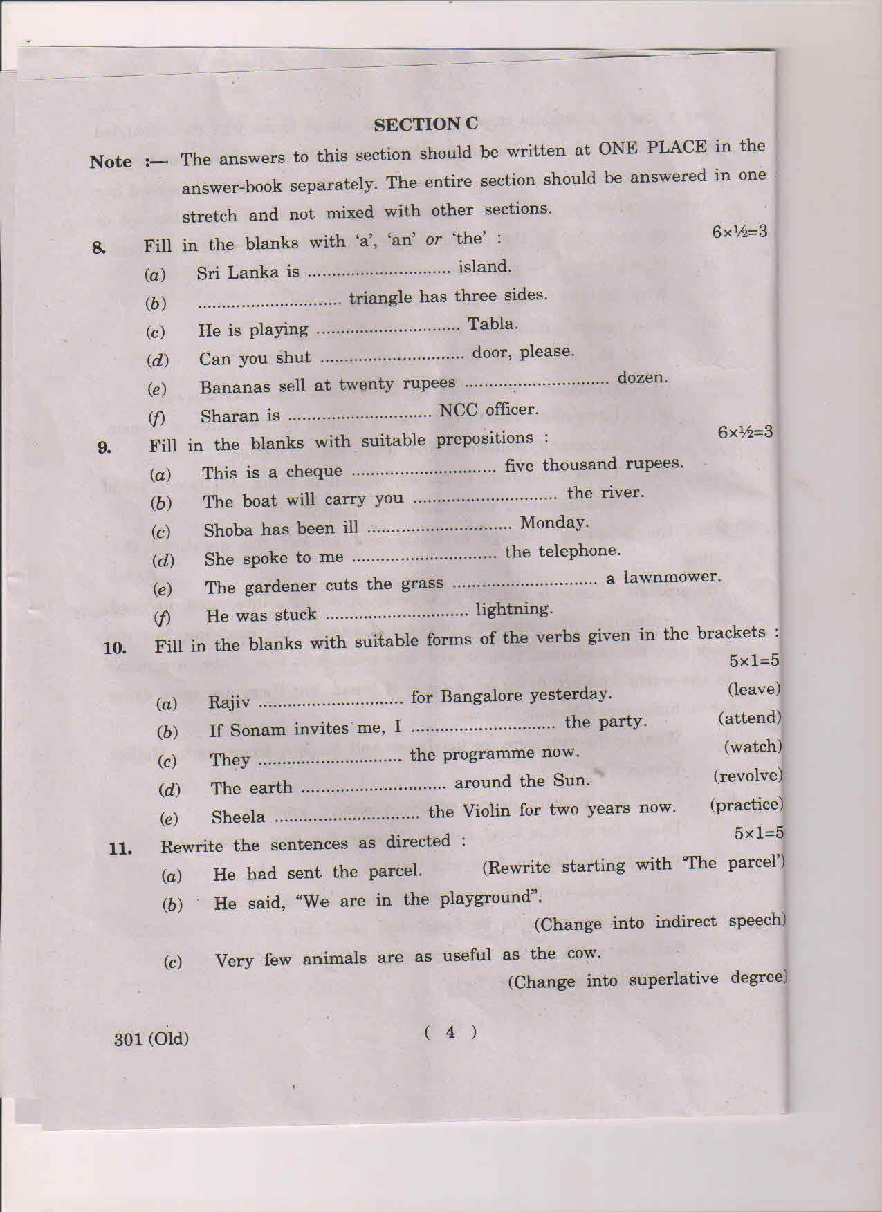 AP Inter 1st Year English-I (Old) March-2019-General Question Paper - Page 4