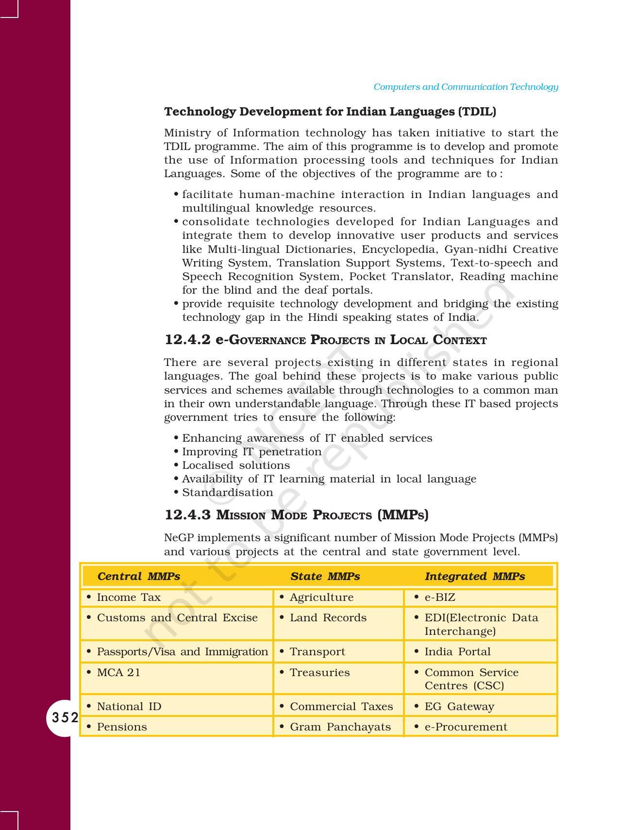 NCERT Book for Class 11 Computers Chapter 12 CCT Projects in Local Context - Page 4