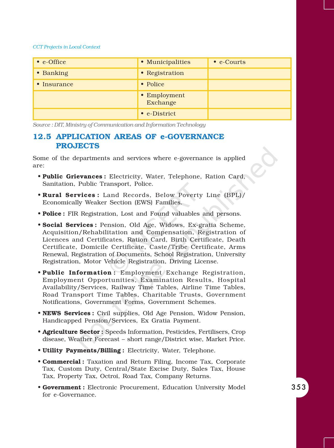 NCERT Book for Class 11 Computers Chapter 12 CCT Projects in Local Context - Page 5