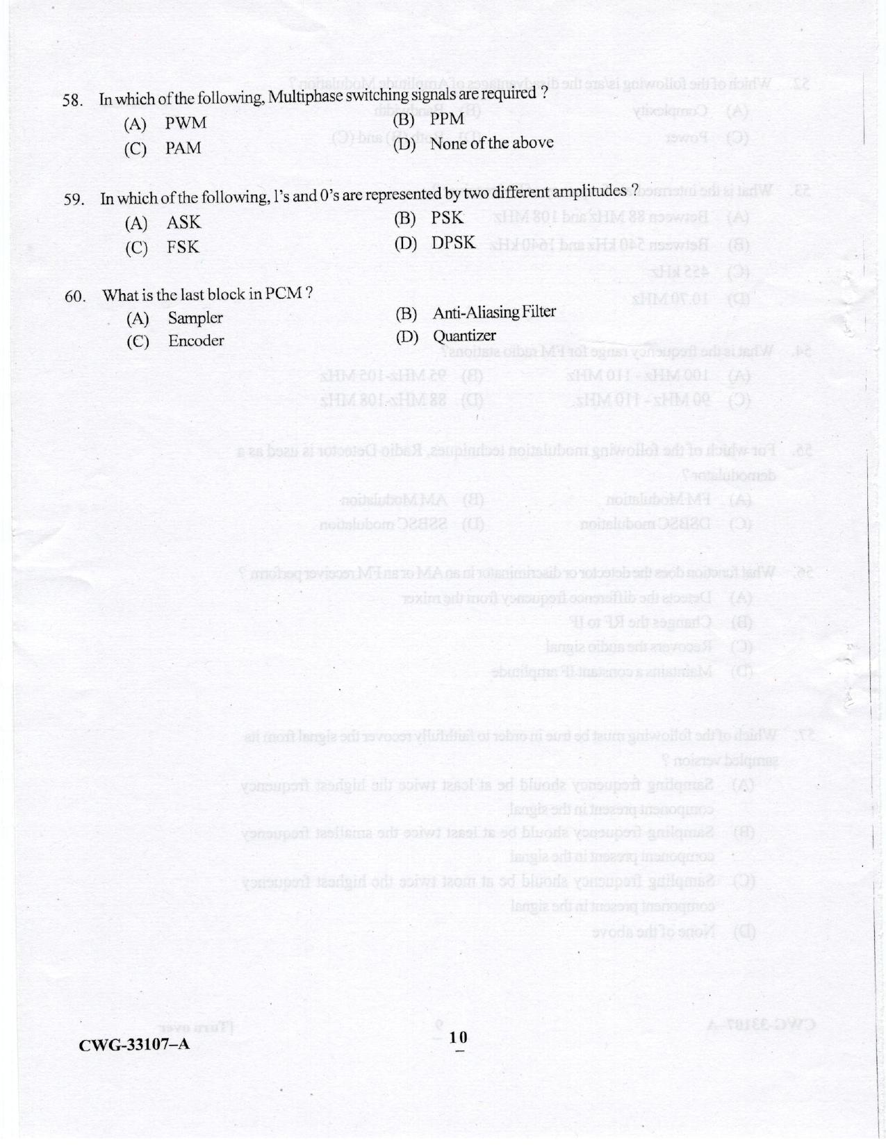 KUET 2023 M.Sc.Electronics Question Paper - Page 48