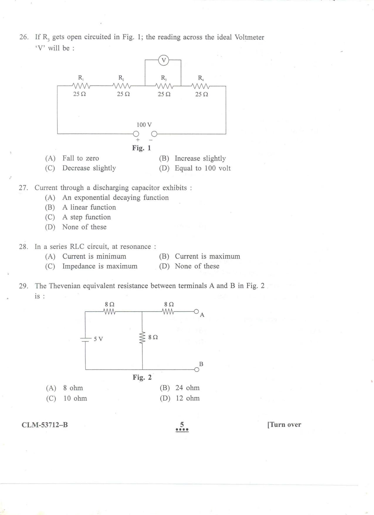 KUET 2023 M.Sc.Electronics Question Paper - Page 52