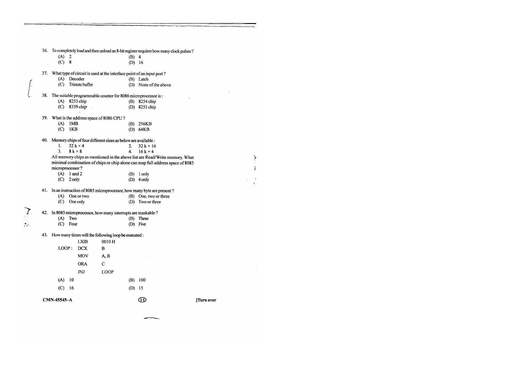 KUET 2023 M.Sc.Electronics Question Paper - Page 67