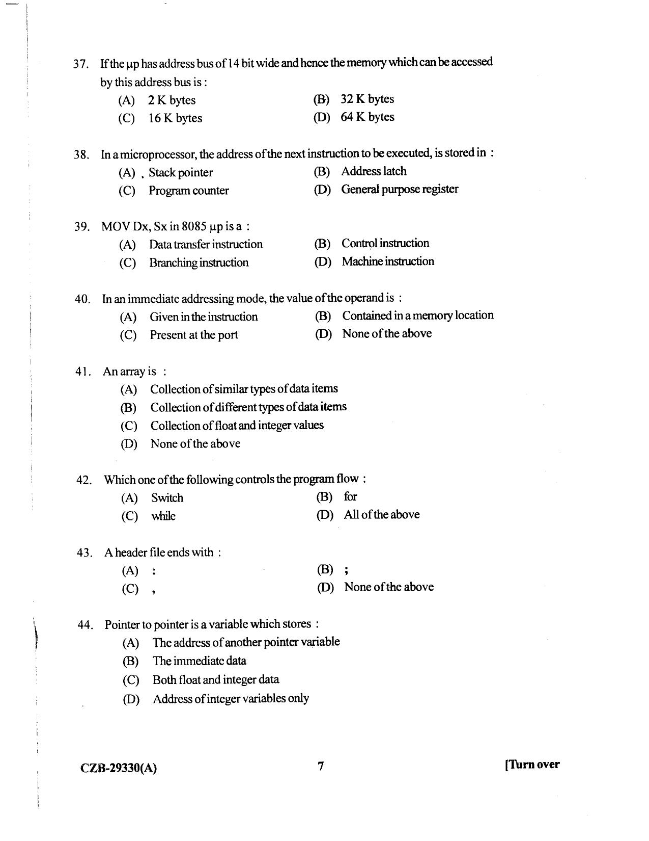 KUET 2023 M.Sc.Electronics Question Paper - Page 77