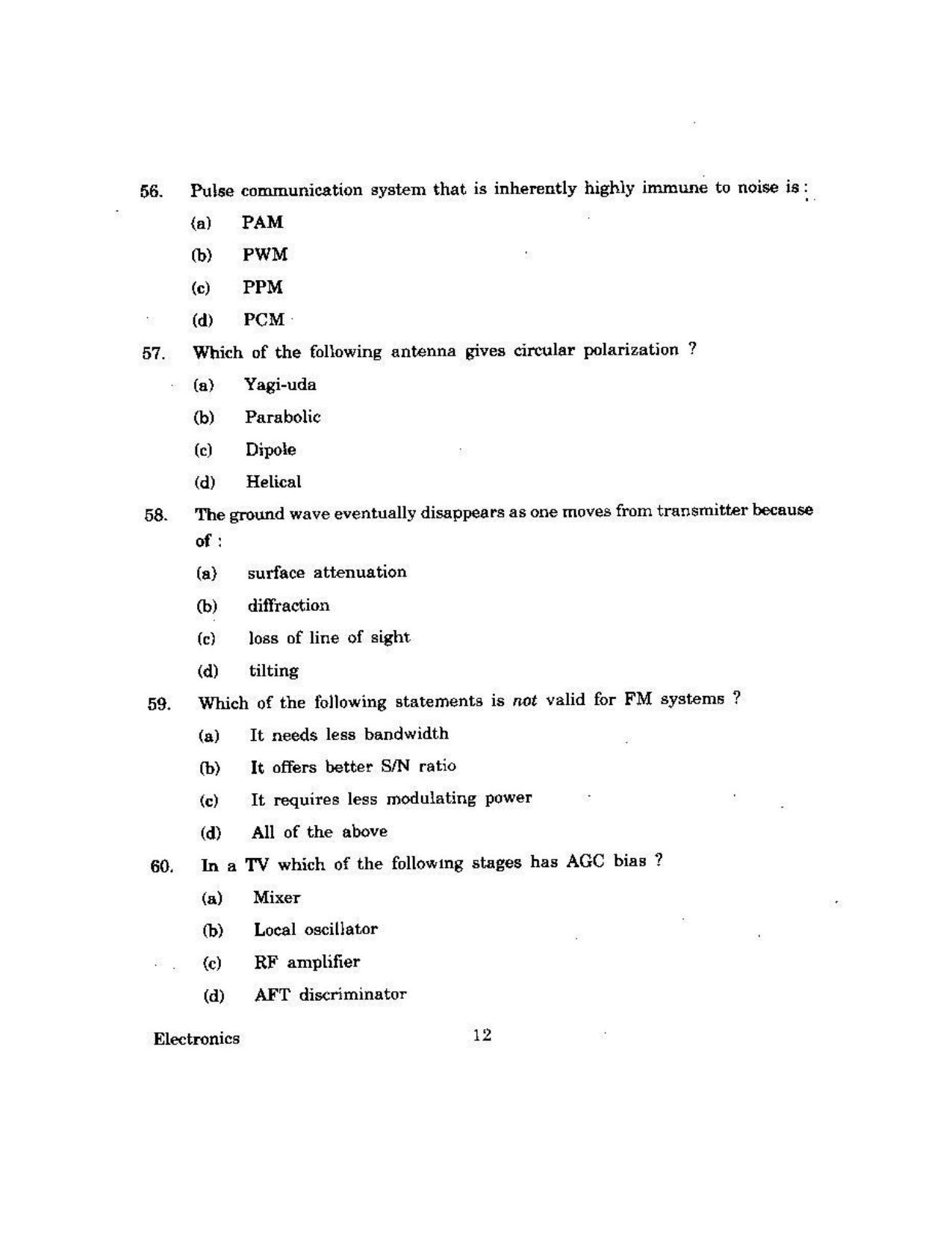 KUET 2023 M.Sc.Electronics Question Paper - Page 102