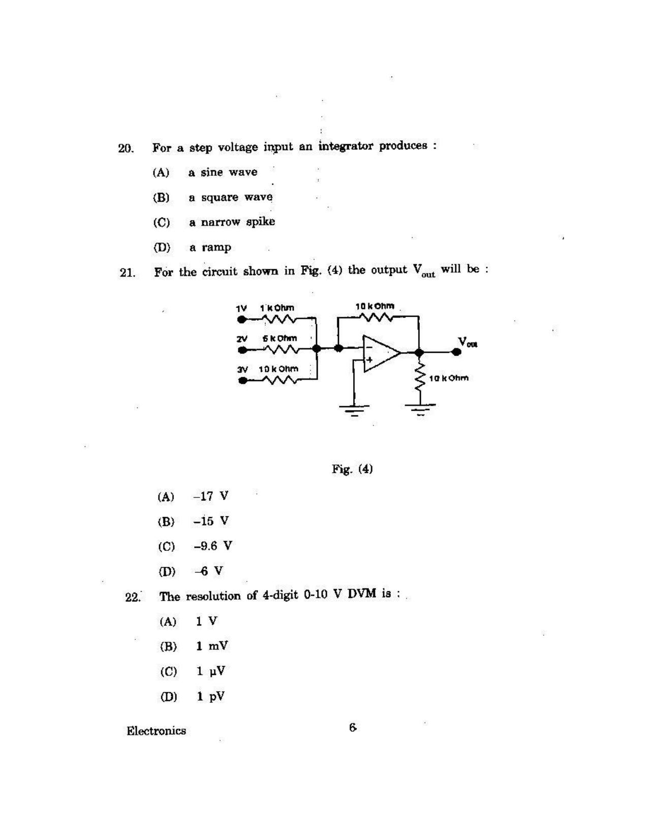KUET 2023 M.Sc.Electronics Question Paper - Page 108