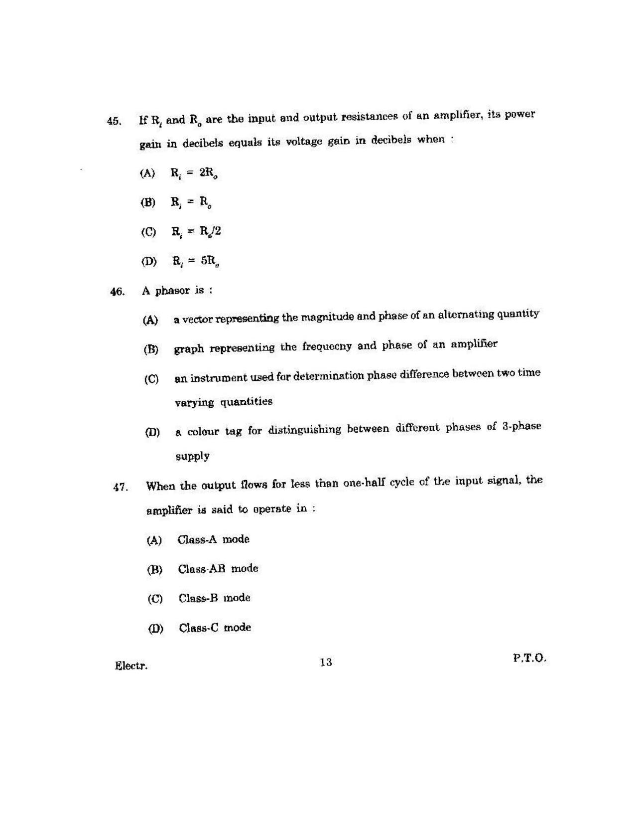 KUET 2023 M.Sc.Electronics Question Paper - Page 131