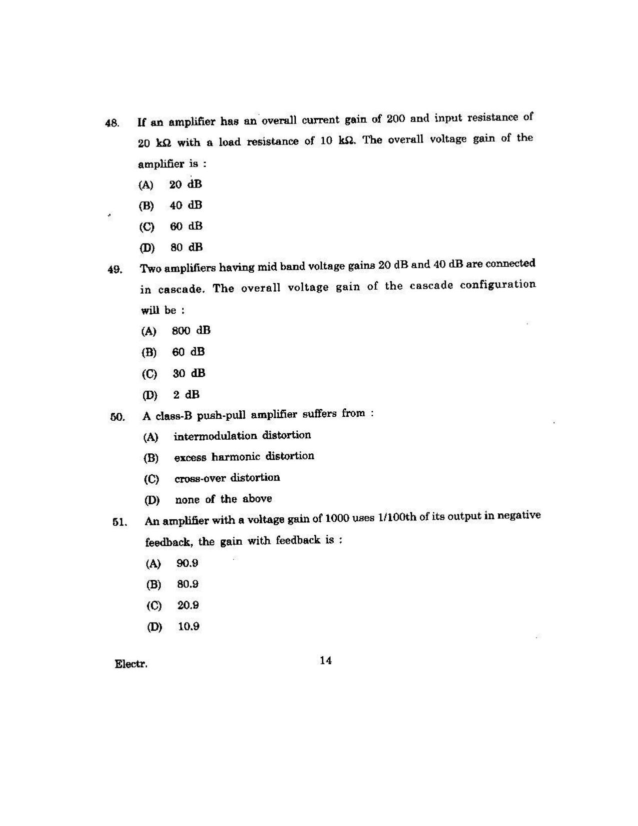 KUET 2023 M.Sc.Electronics Question Paper - Page 132