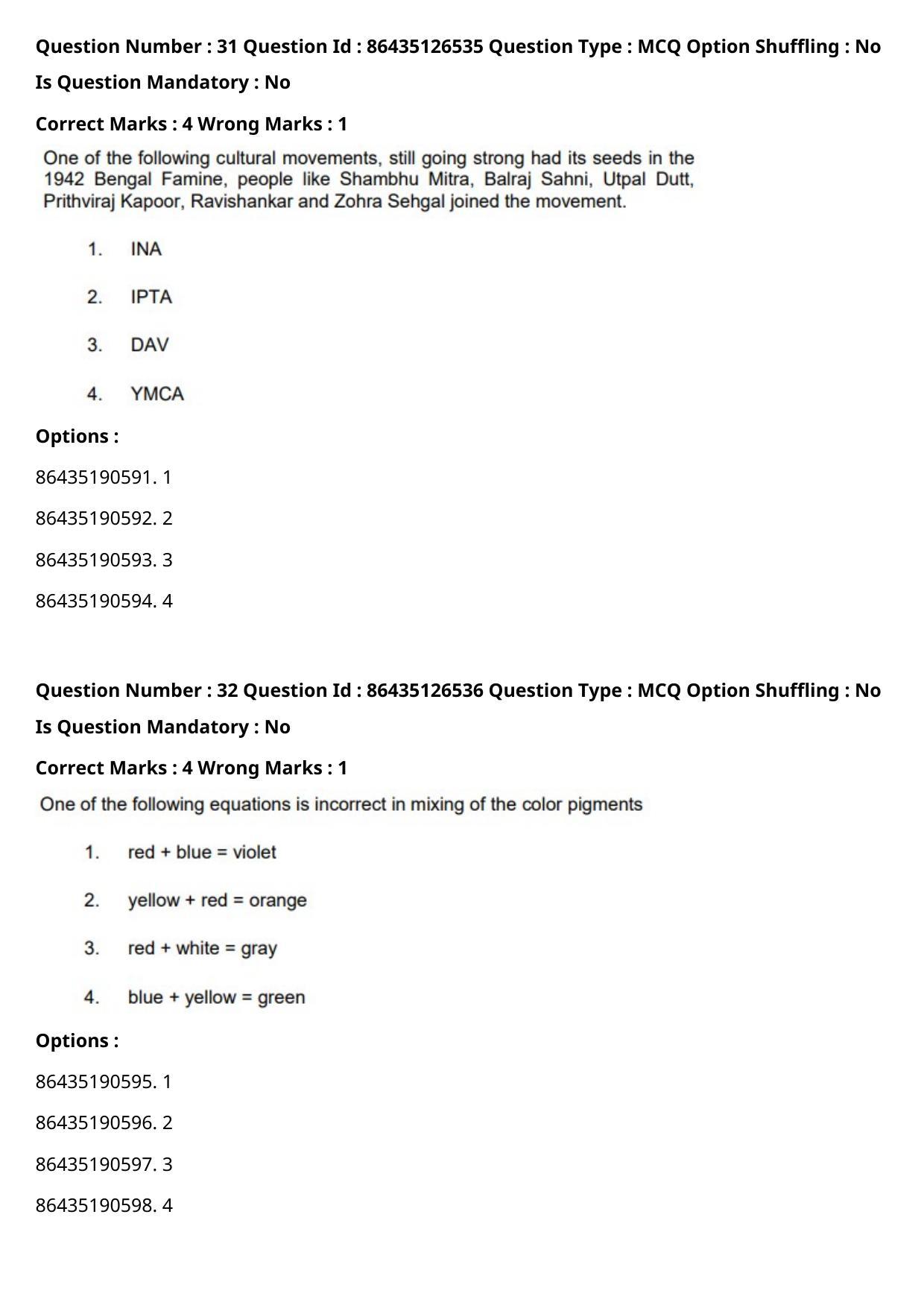 CUET PG 2021 PGQP13 Question Paper - Page 18