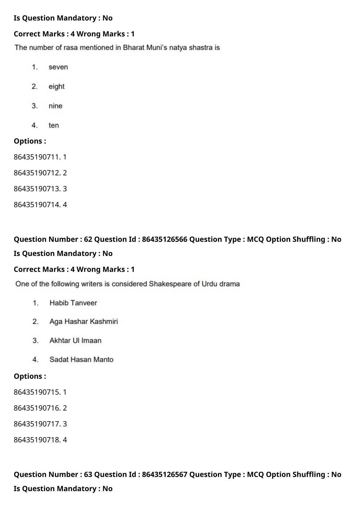 CUET PG 2021 PGQP13 Question Paper - Page 33