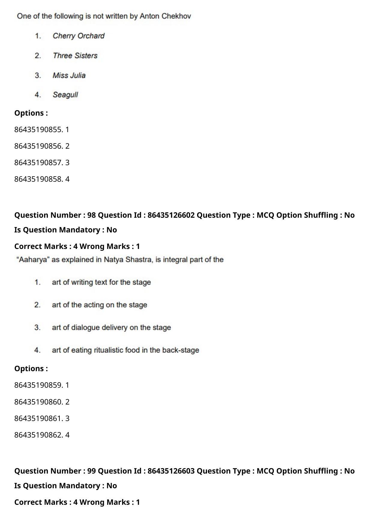 CUET PG 2021 PGQP13 Question Paper - Page 51