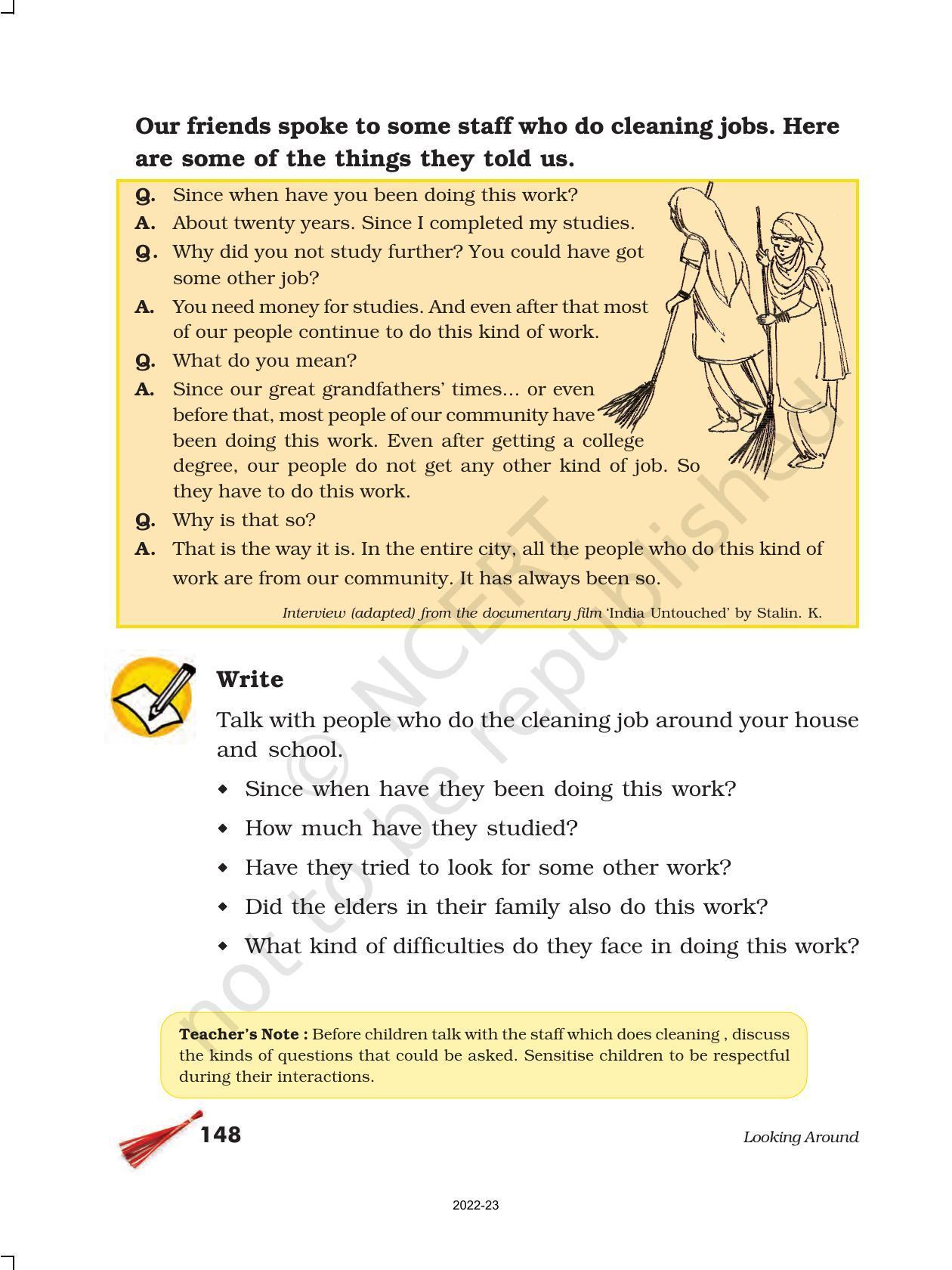 NCERT Book for Class 5 EVS Chapter 16 Who will do this Work? - Page 2