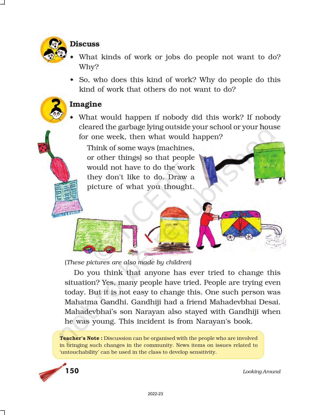NCERT Book for Class 5 EVS Chapter 16 Who will do this Work? - Page 4
