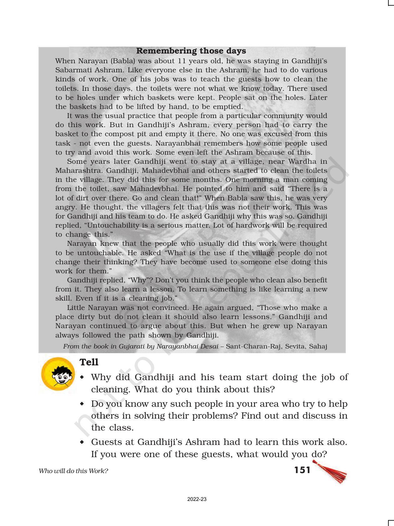 NCERT Book for Class 5 EVS Chapter 16 Who will do this Work? - Page 5