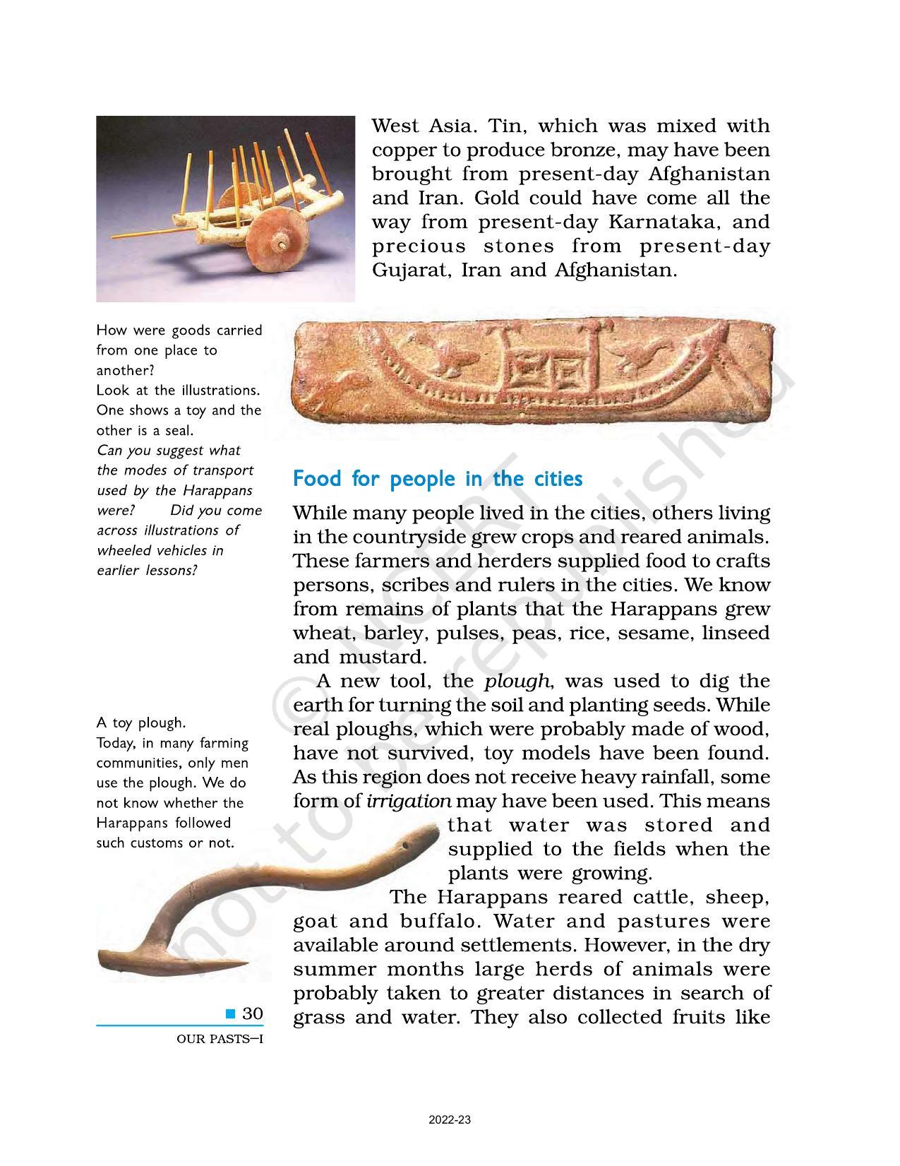 NCERT Book for Class 6 Social Science(History) : Chapter 3-From Gathering to Growing Food - Page 7