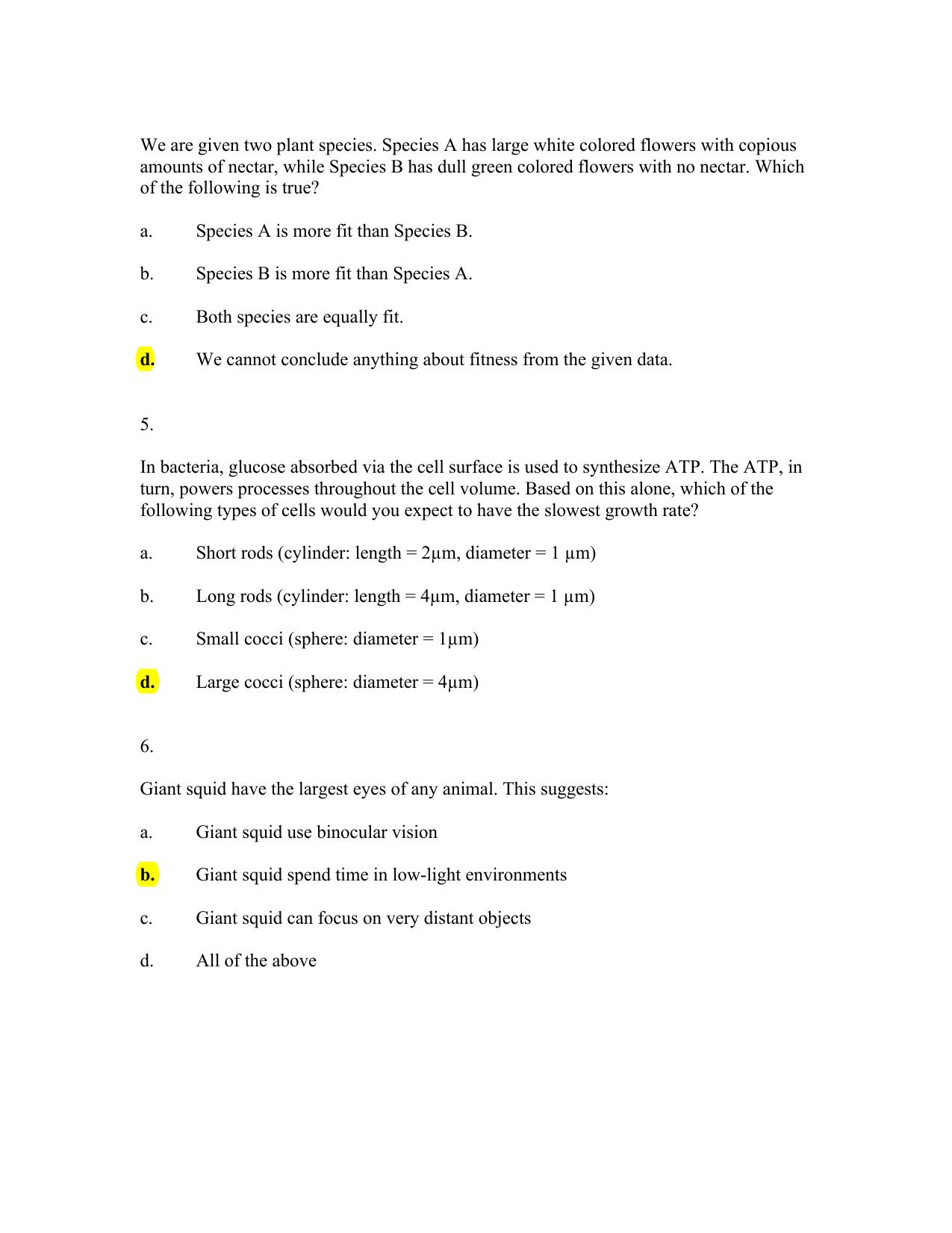 JGEEBILS Biology Question Paper 2020 - Page 2