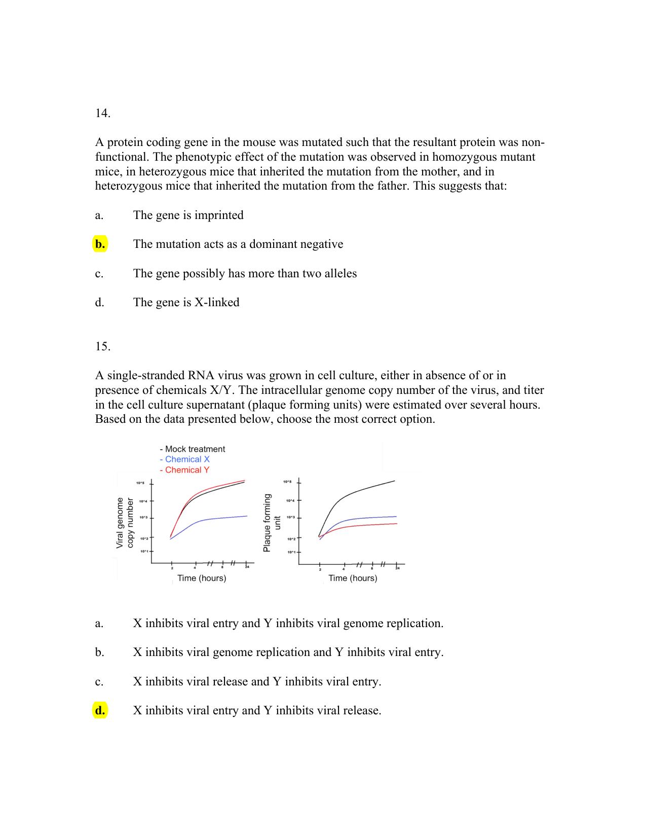 JGEEBILS Biology Question Paper 2020 - Page 24