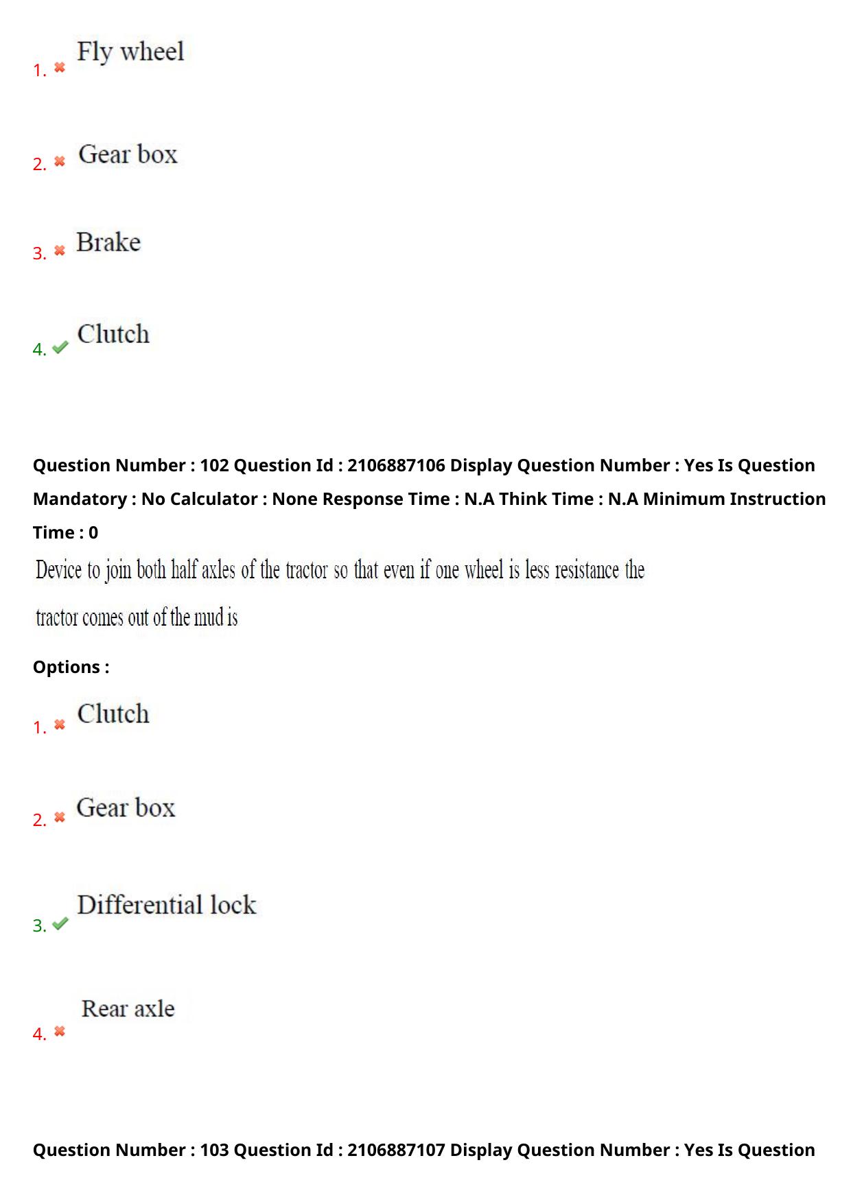 AP ECET 2024 Agricultural Engineering 08th May 2024 (Shift 1) Question Paper wth Key - Page 66