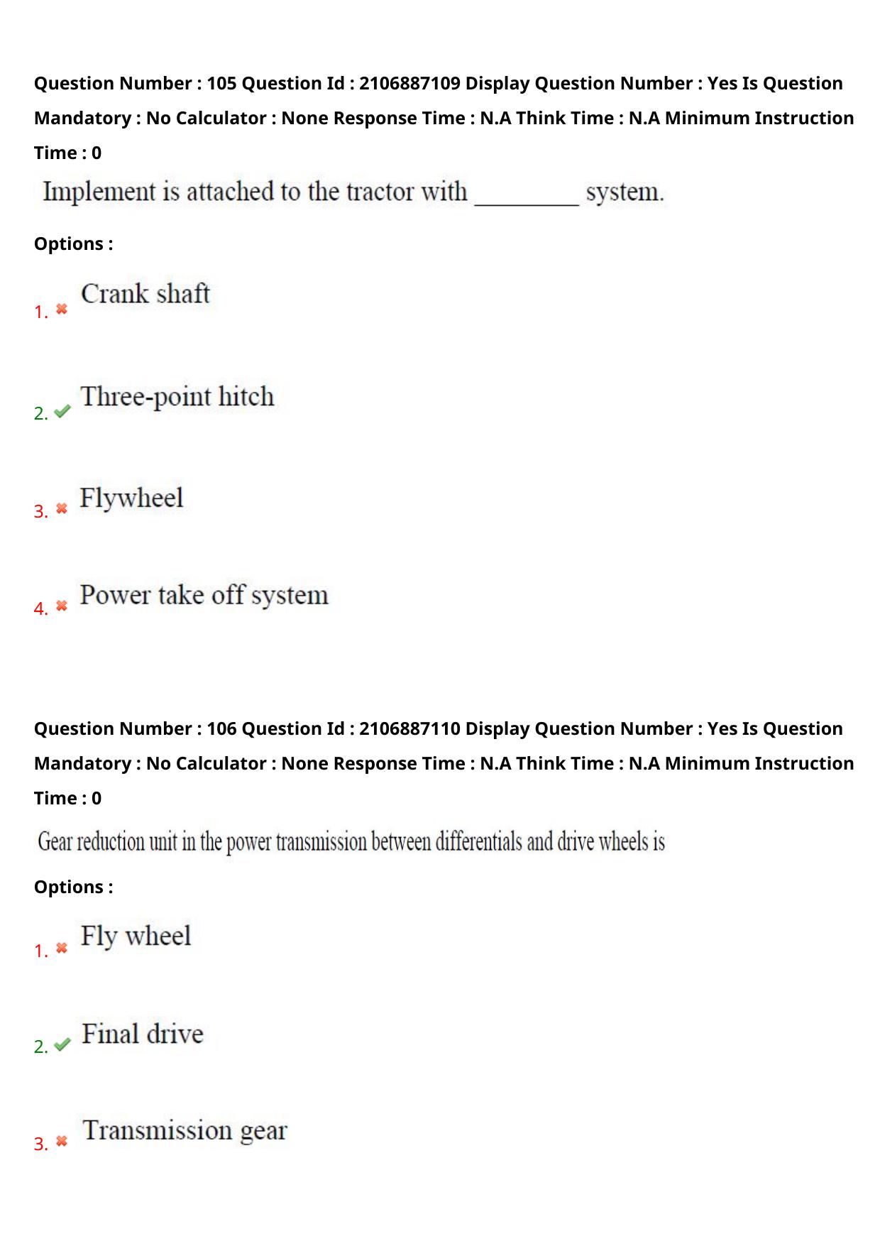 AP ECET 2024 Agricultural Engineering 08th May 2024 (Shift 1) Question Paper wth Key - Page 68