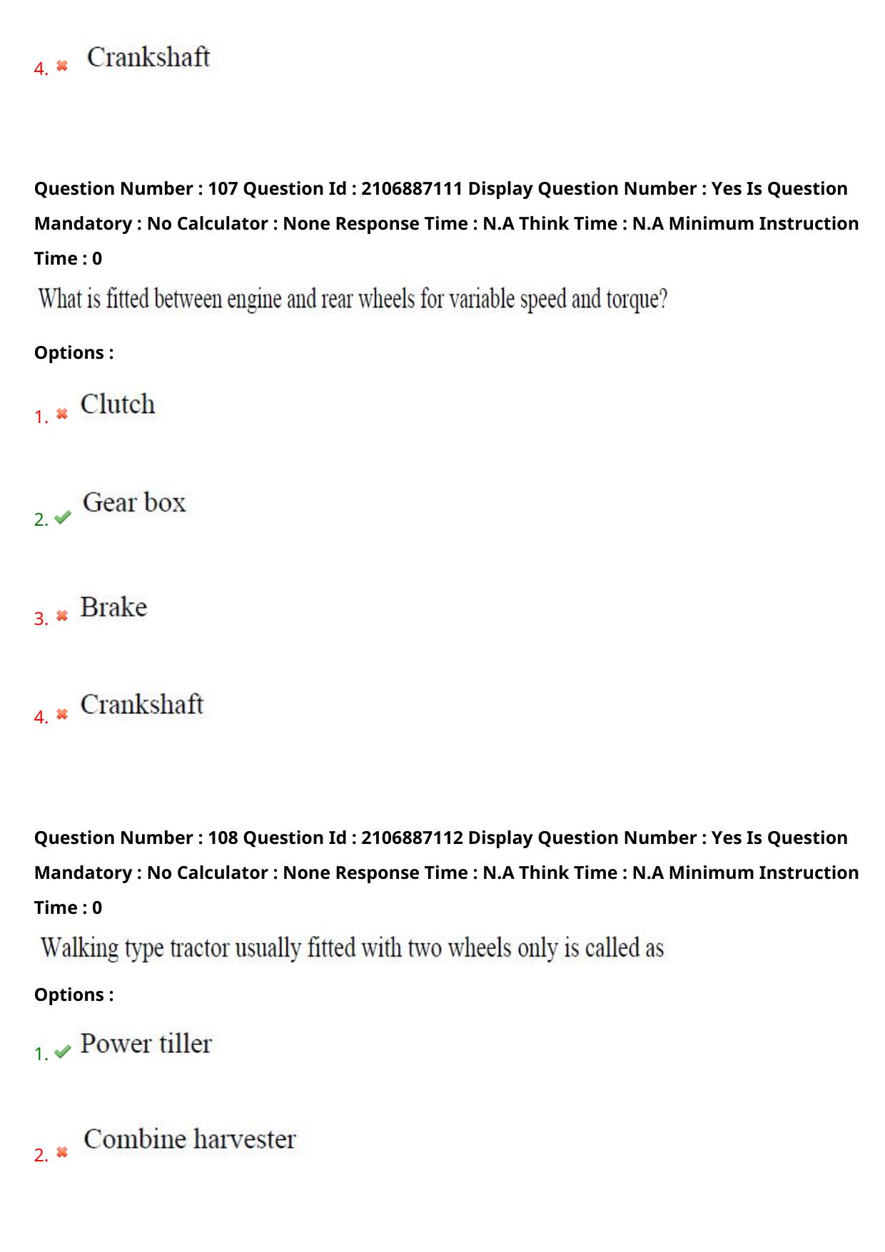 AP ECET 2024 Agricultural Engineering 08th May 2024 (Shift 1) Question Paper wth Key - Page 69