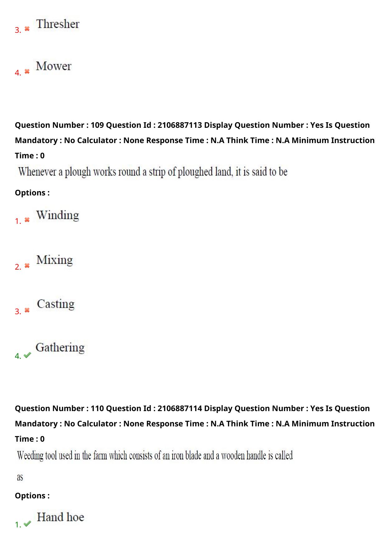 AP ECET 2024 Agricultural Engineering 08th May 2024 (Shift 1) Question Paper wth Key - Page 70