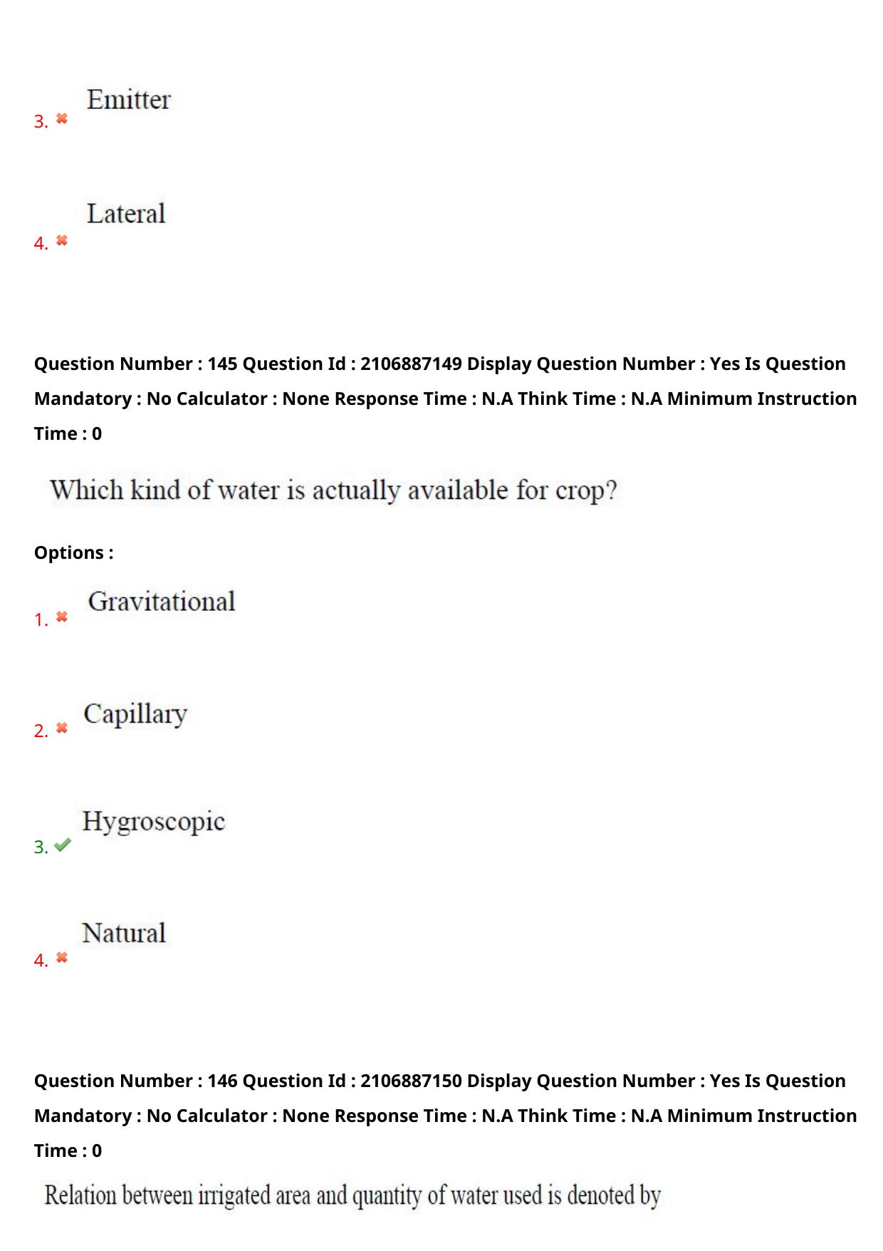 AP ECET 2024 Agricultural Engineering 08th May 2024 (Shift 1) Question Paper wth Key - Page 91
