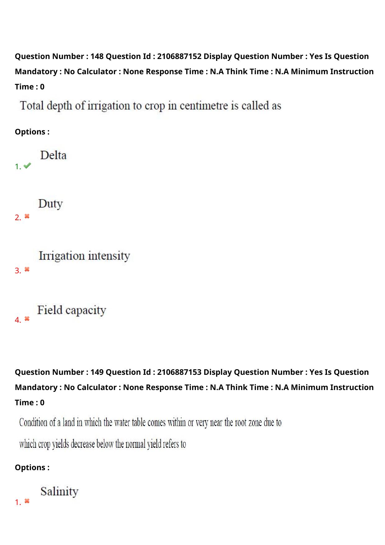 AP ECET 2024 Agricultural Engineering 08th May 2024 (Shift 1) Question Paper wth Key - Page 93