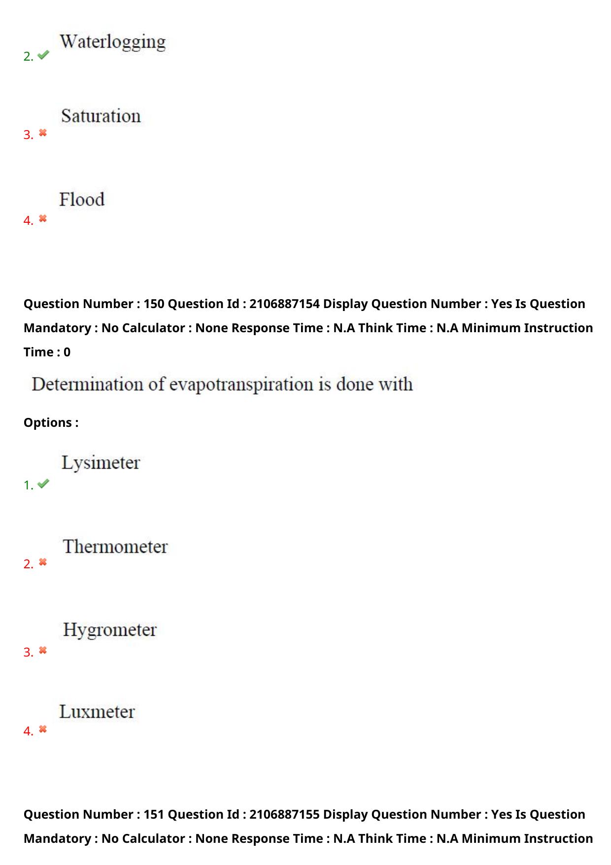 AP ECET 2024 Agricultural Engineering 08th May 2024 (Shift 1) Question Paper wth Key - Page 94
