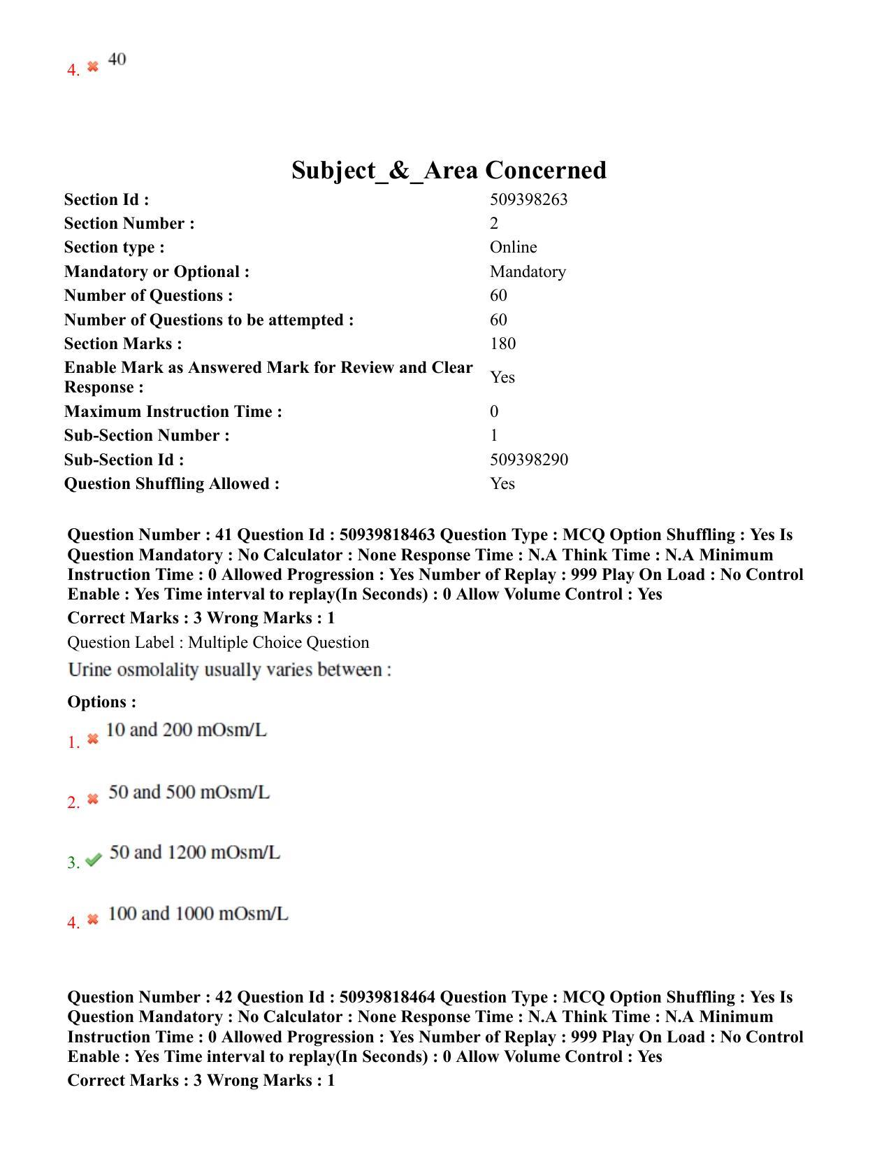 BHU RET Urology 2020 Question Paper - Page 28