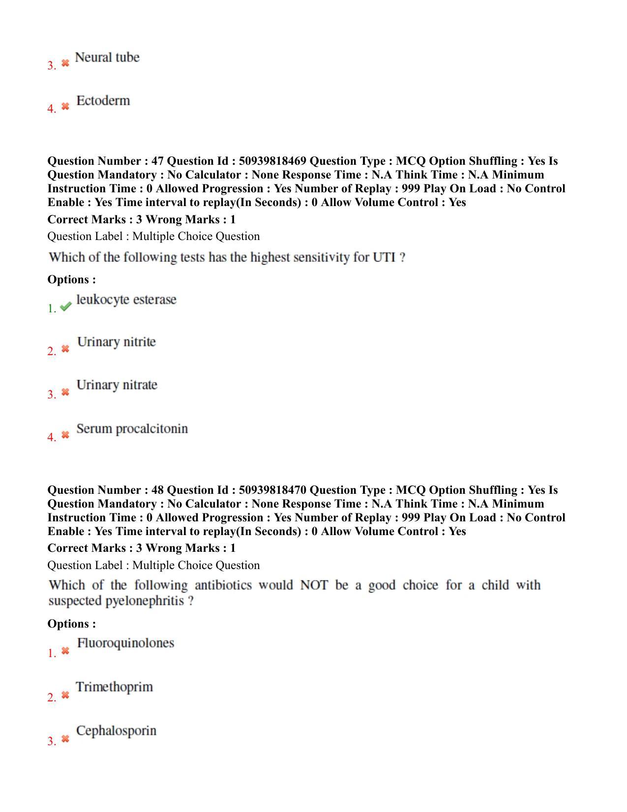 BHU RET Urology 2020 Question Paper - Page 31