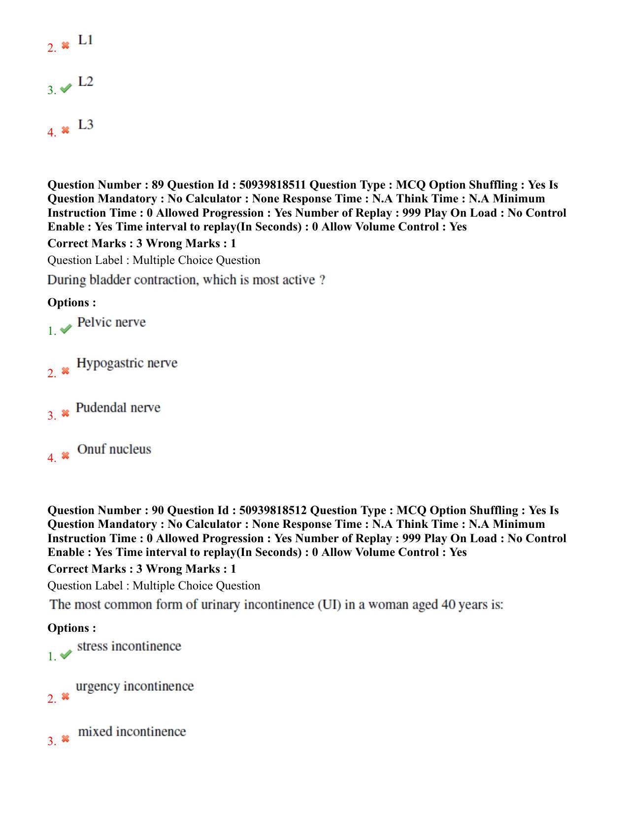 BHU RET Urology 2020 Question Paper - Page 50