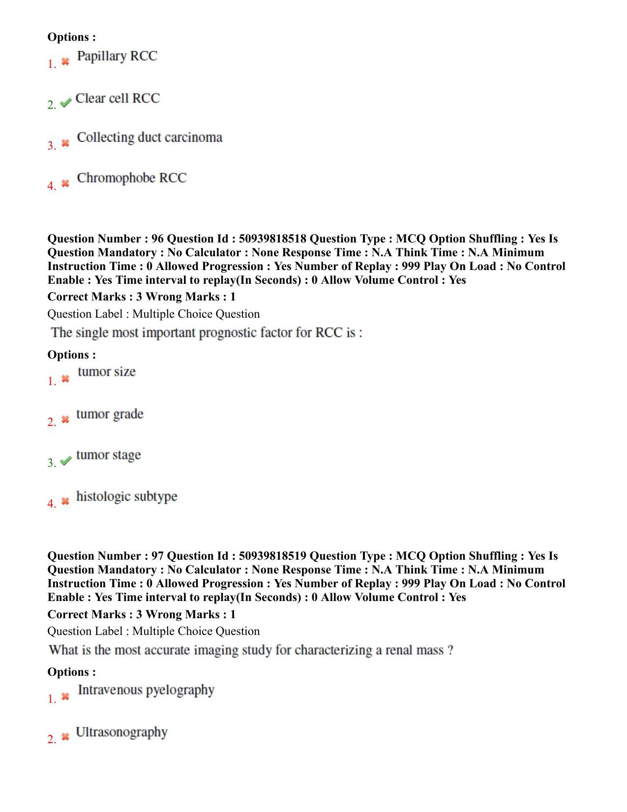 BHU RET Urology 2020 Question Paper - Page 53