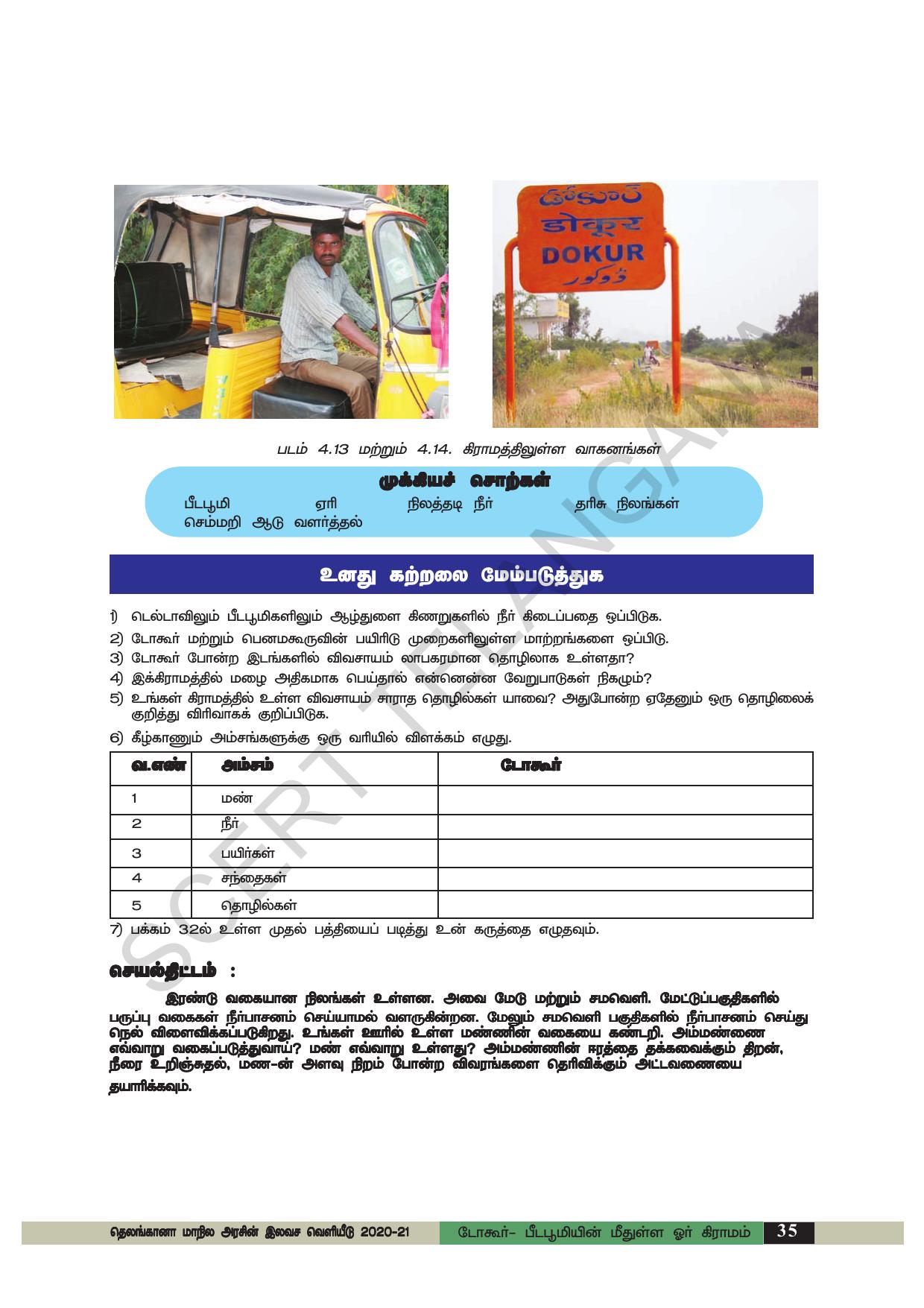 TS SCERT Class 6 Social Science (Tamil Medium) Text Book - Page 45