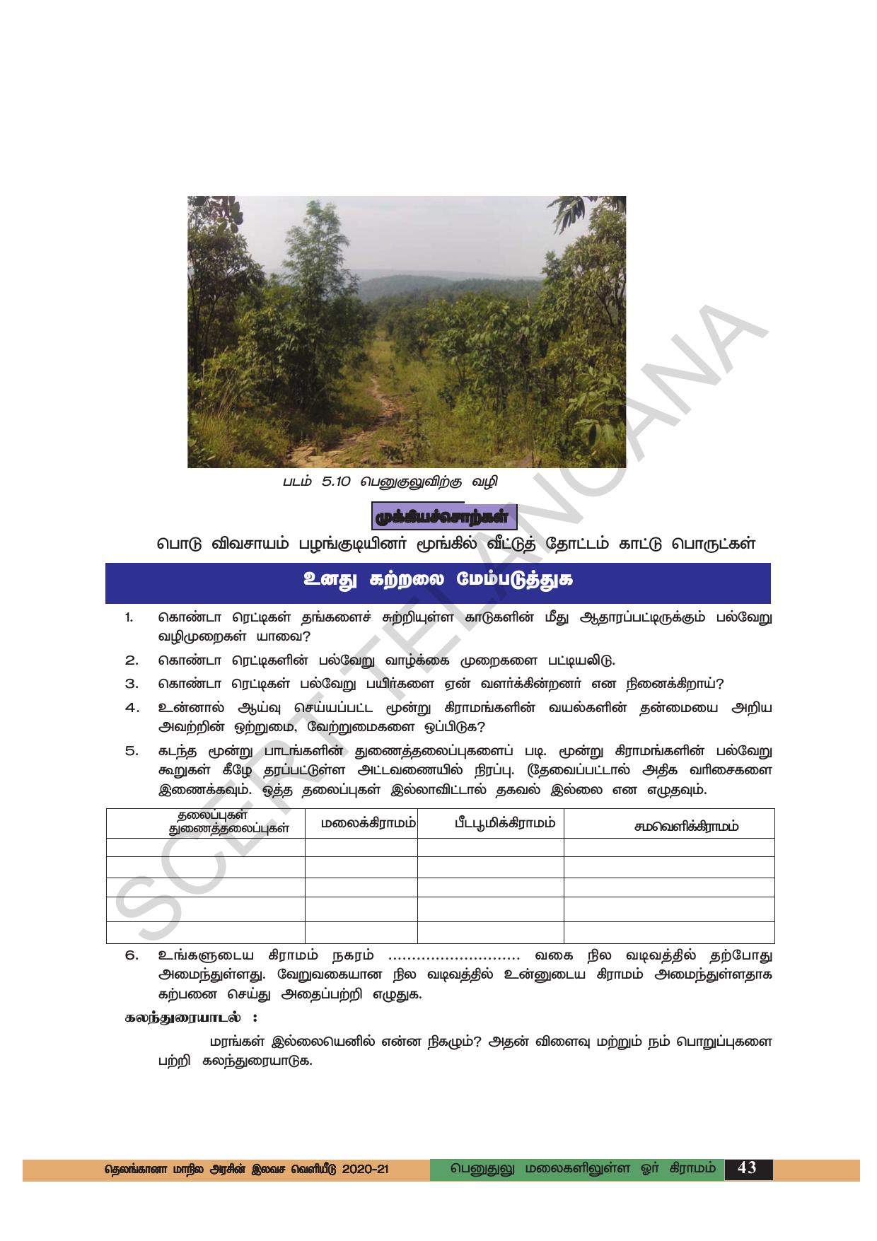 TS SCERT Class 6 Social Science (Tamil Medium) Text Book - Page 53