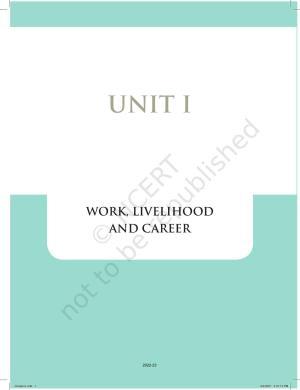 NCERT Book for Class 12 Home Science (Part -I) Chapter 1 Work, Livelihood, and Career