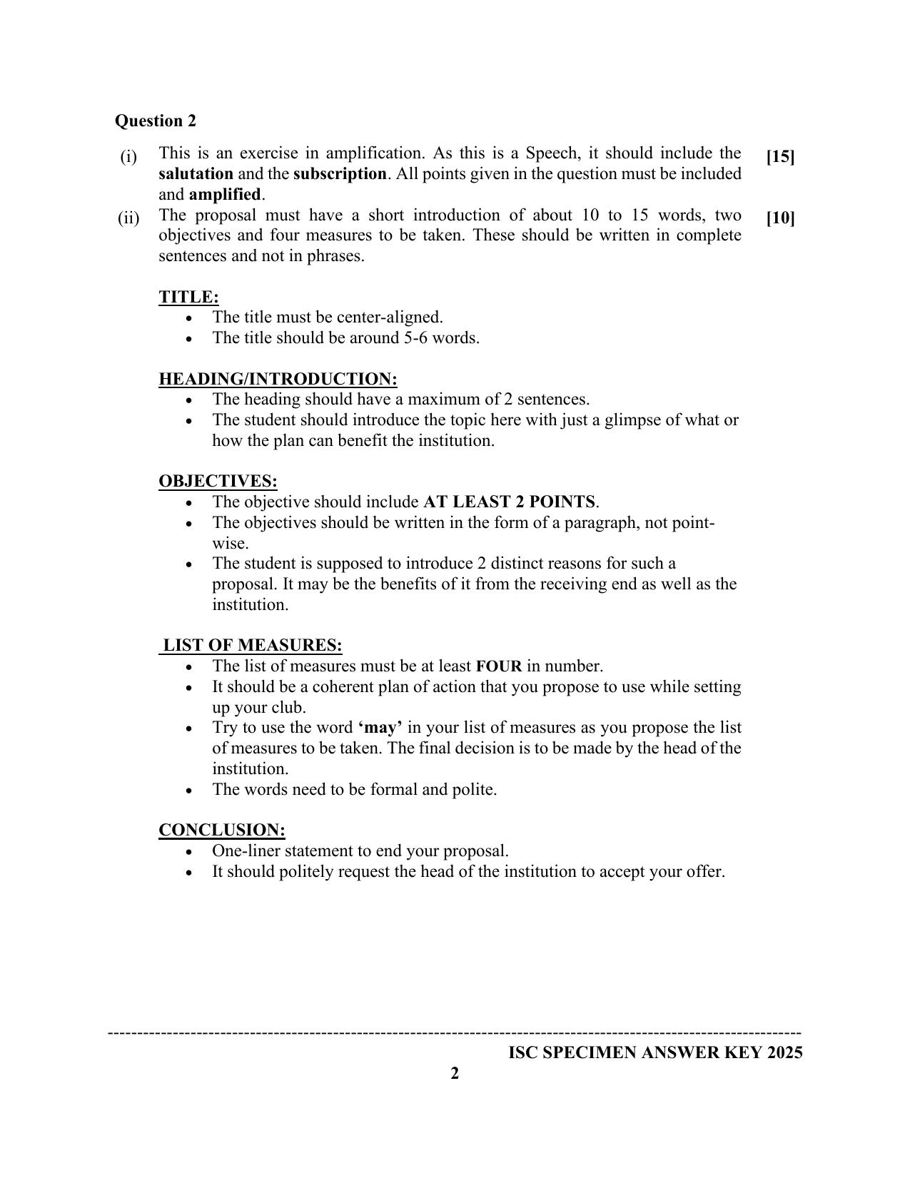 ISC Class 12 2025 English Language (English Paper 1) (SQP & AK) Specimen Paper - Page 9