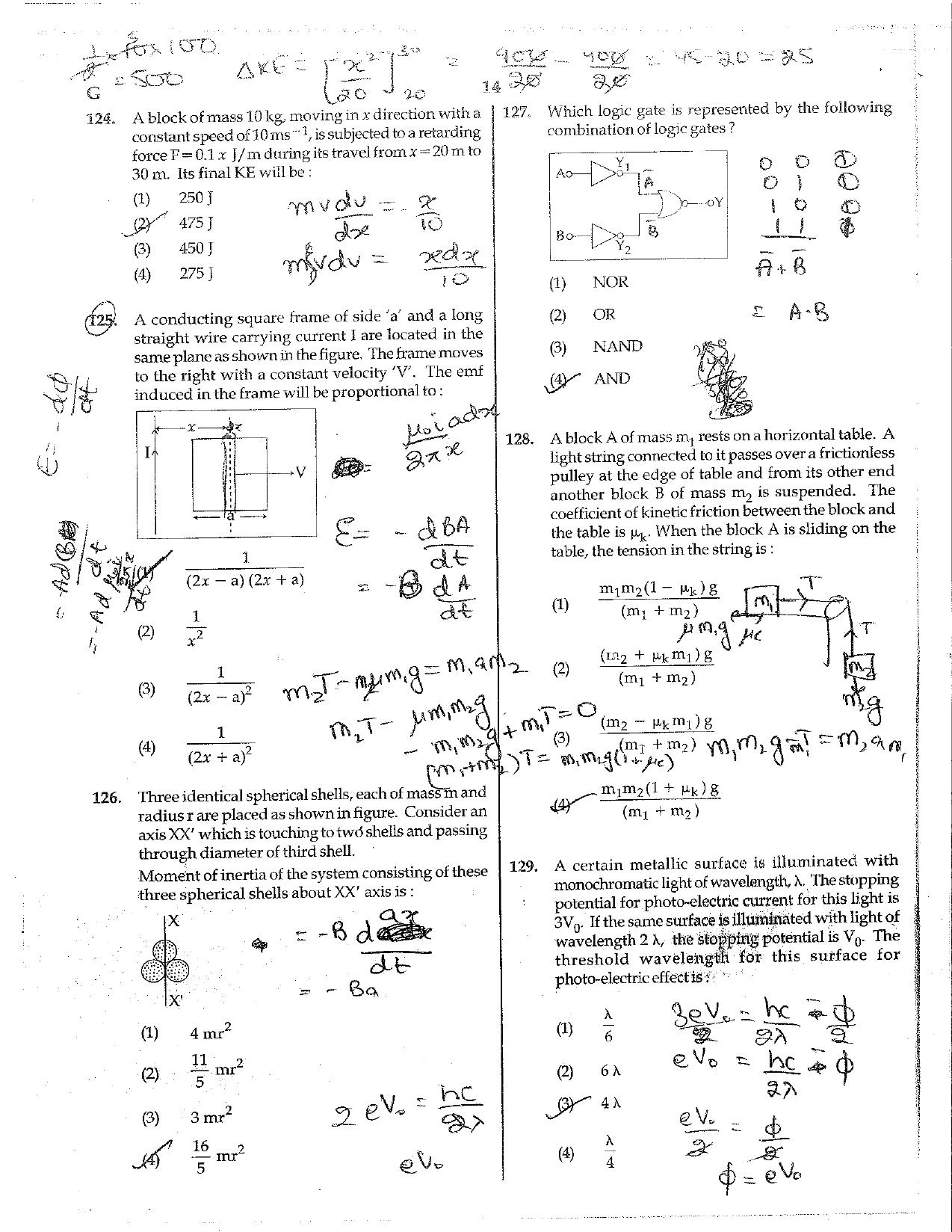 NEET Code G 2015 Question Paper - Page 14