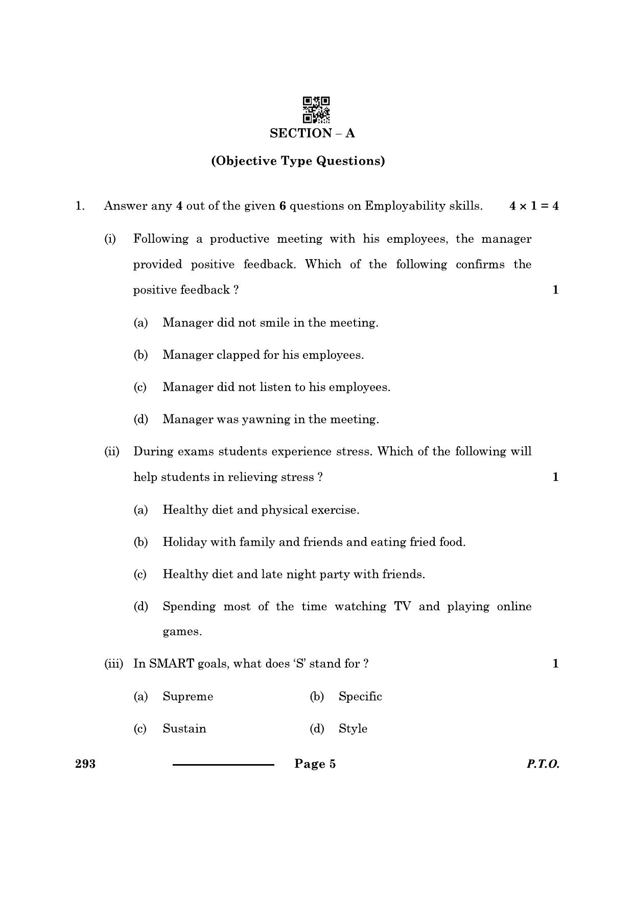 CBSE Class 10 Introduction Tourism 2024 Question Paper - Page 5