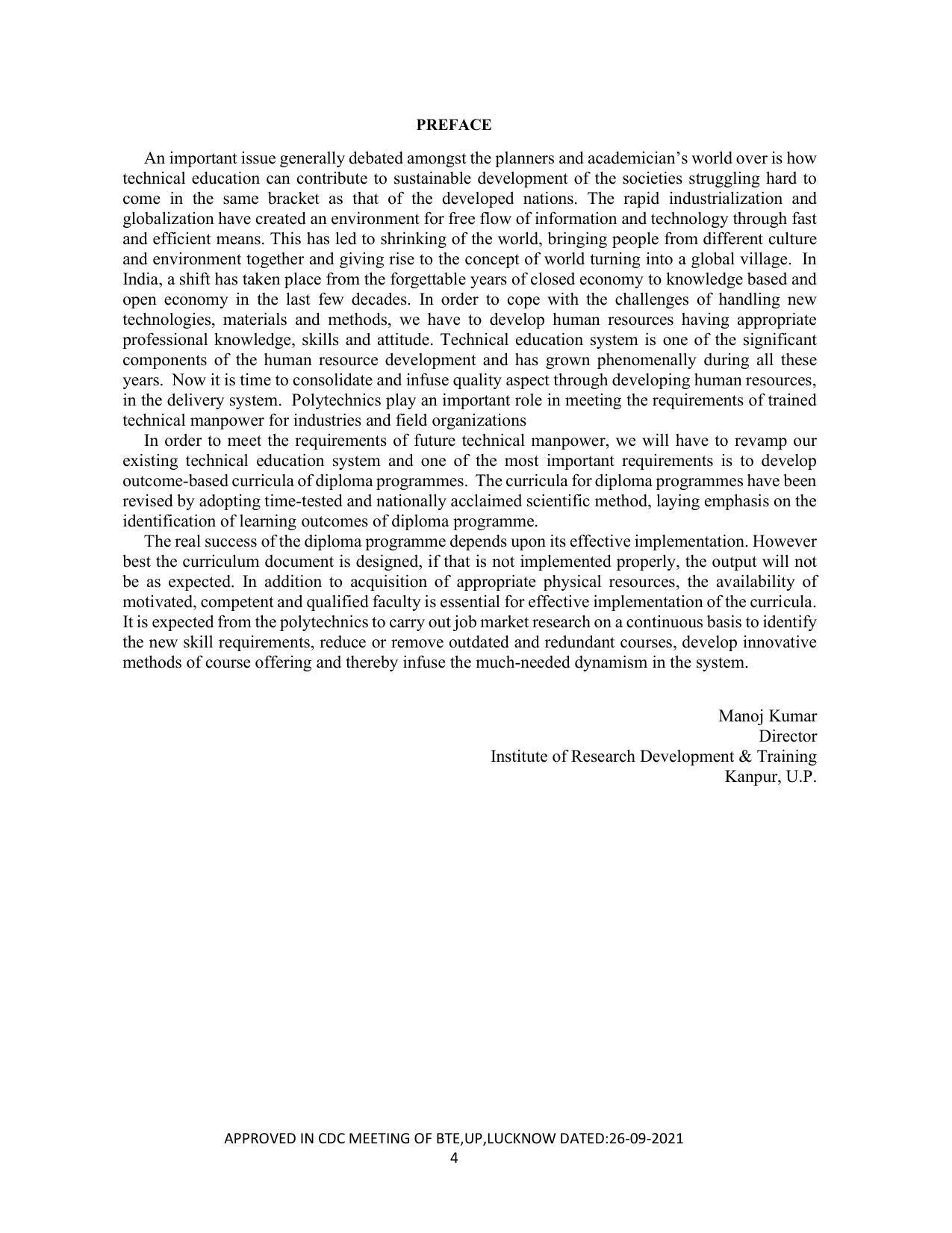 SYLLABUS FOR SEMESTER SYSTEM EFFECTIVE FROM (2021-2022) - CRAFT TECHNOLOGY - Page 4