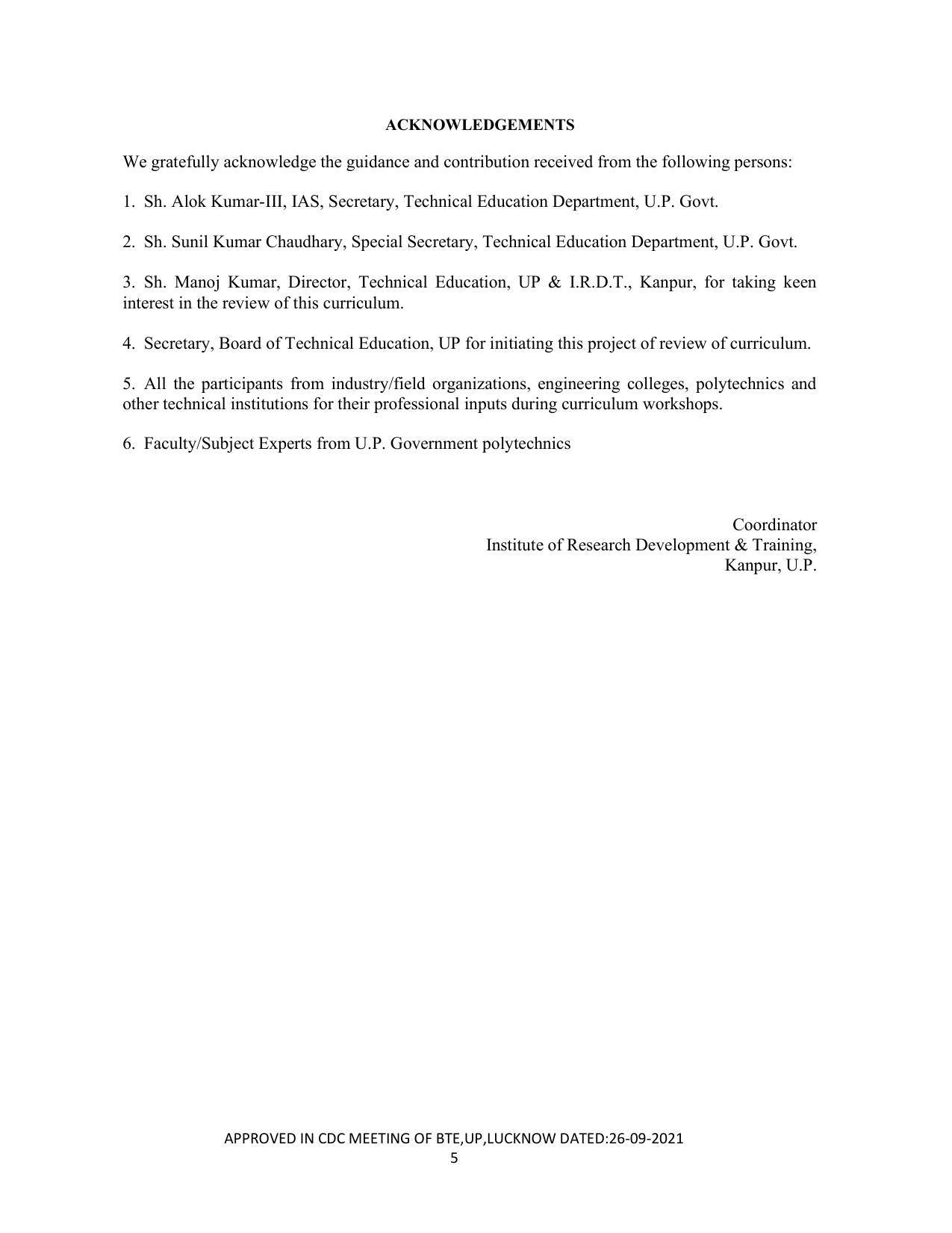SYLLABUS FOR SEMESTER SYSTEM EFFECTIVE FROM (2021-2022) - CRAFT TECHNOLOGY - Page 5