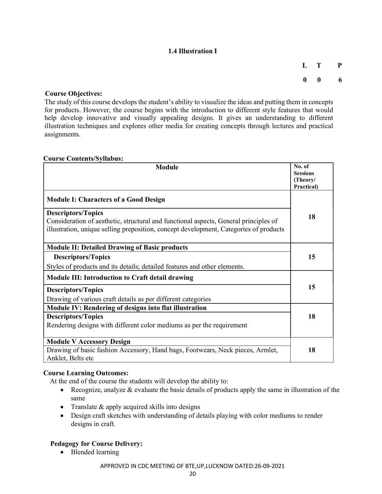 SYLLABUS FOR SEMESTER SYSTEM EFFECTIVE FROM (2021-2022) - CRAFT TECHNOLOGY - Page 20